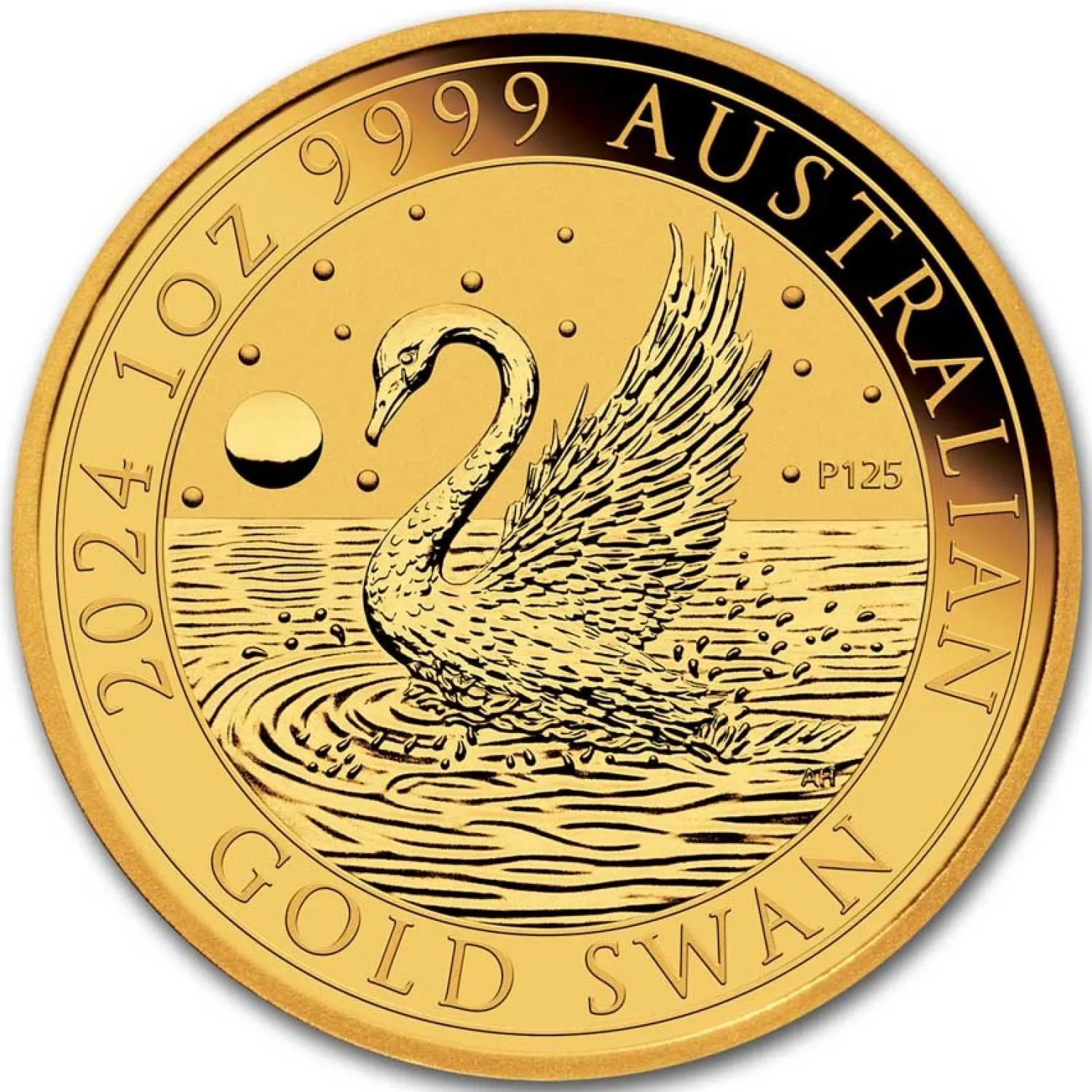 2024 Australia 1 oz Gold Swan BU-Perth Mint Clearance