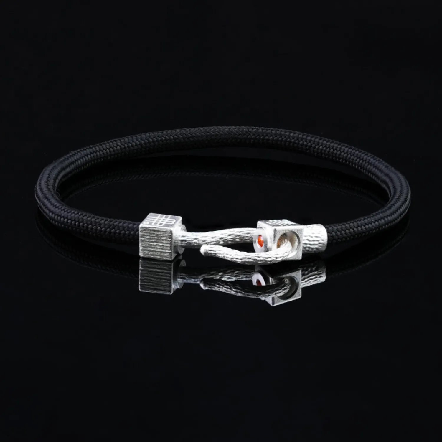 Bracelet SEA - 925 sterling silver with an orange topaz-Gebauer & Gebauer Store