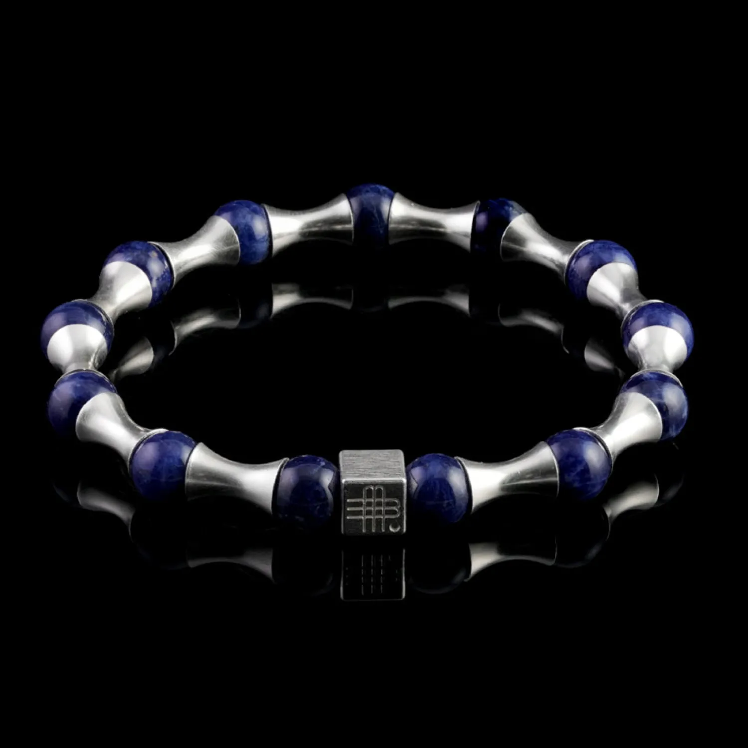 Bracelet Blue Wave - the GREATEST TIMEPIECE - 925 sterling silver-Gebauer & Gebauer Sale