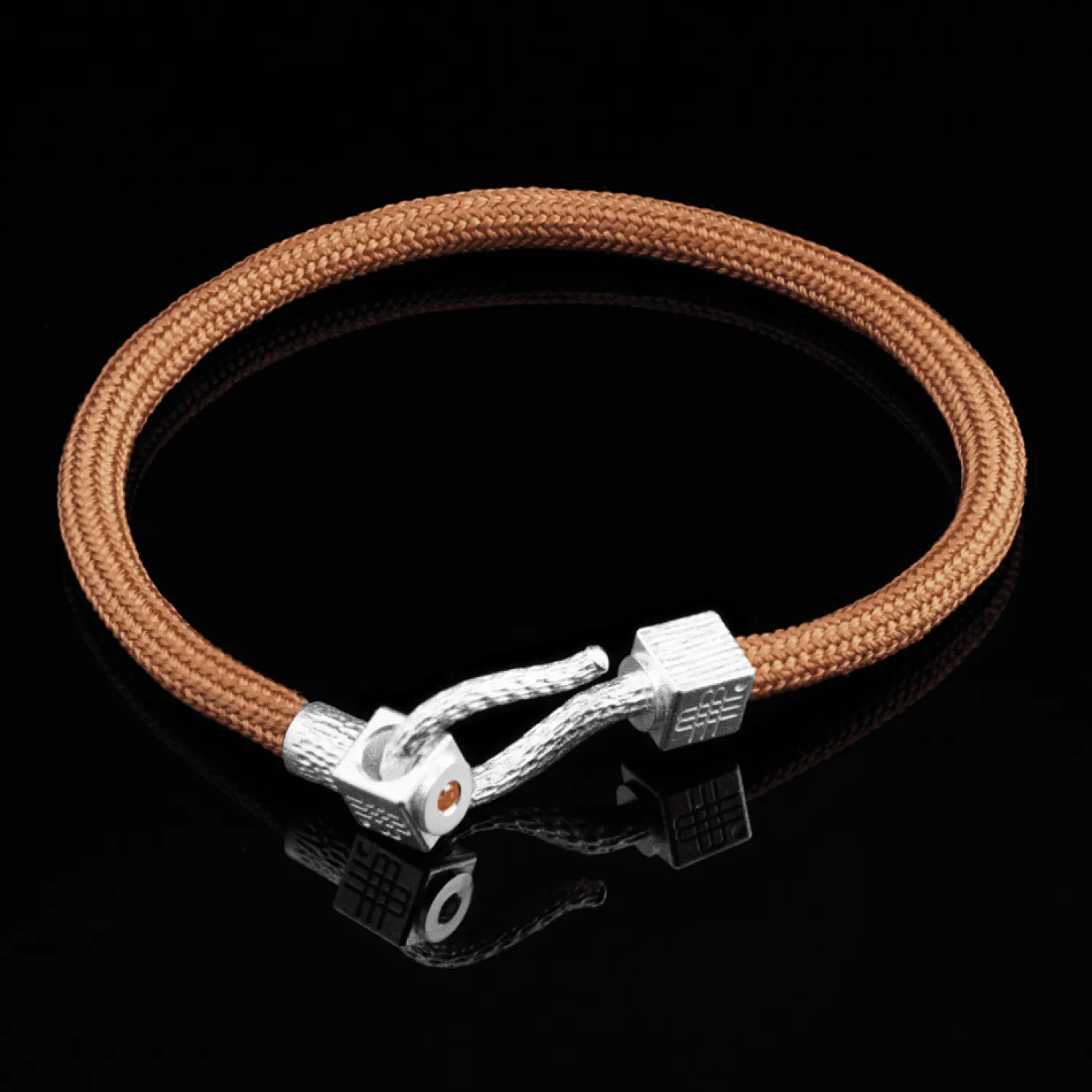 Bracelet CAMEL SEA - 925 sterling silver with an orange topaz-Gebauer & Gebauer Online