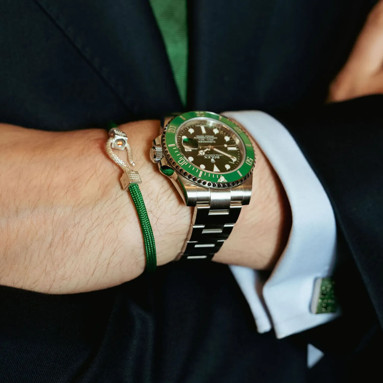 Bracelet GREEN SEA - 925 sterling silver with an orange topaz-Gebauer & Gebauer Discount