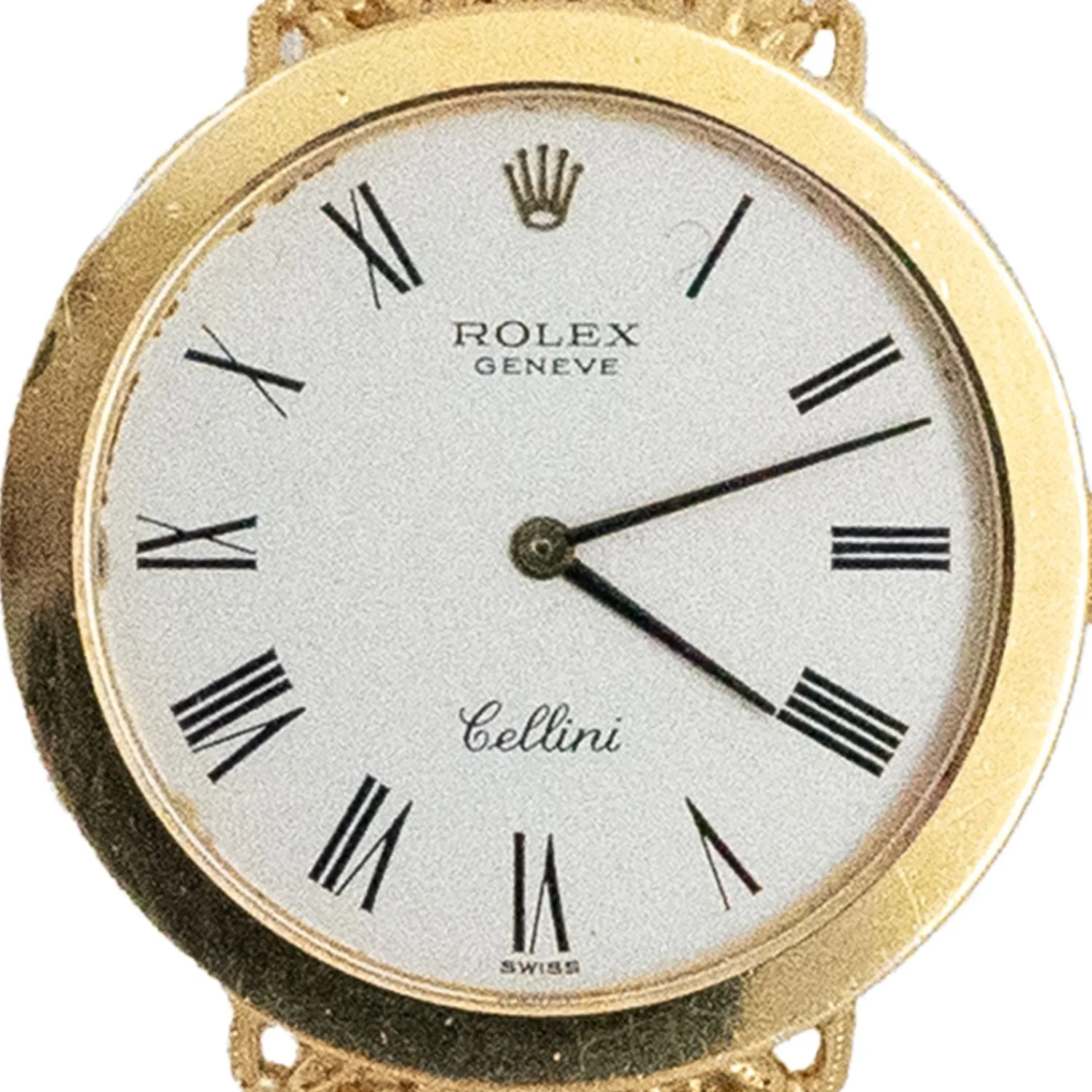 Cellini Yellow Gold White Dial 30mm - 3838-Rolex Store