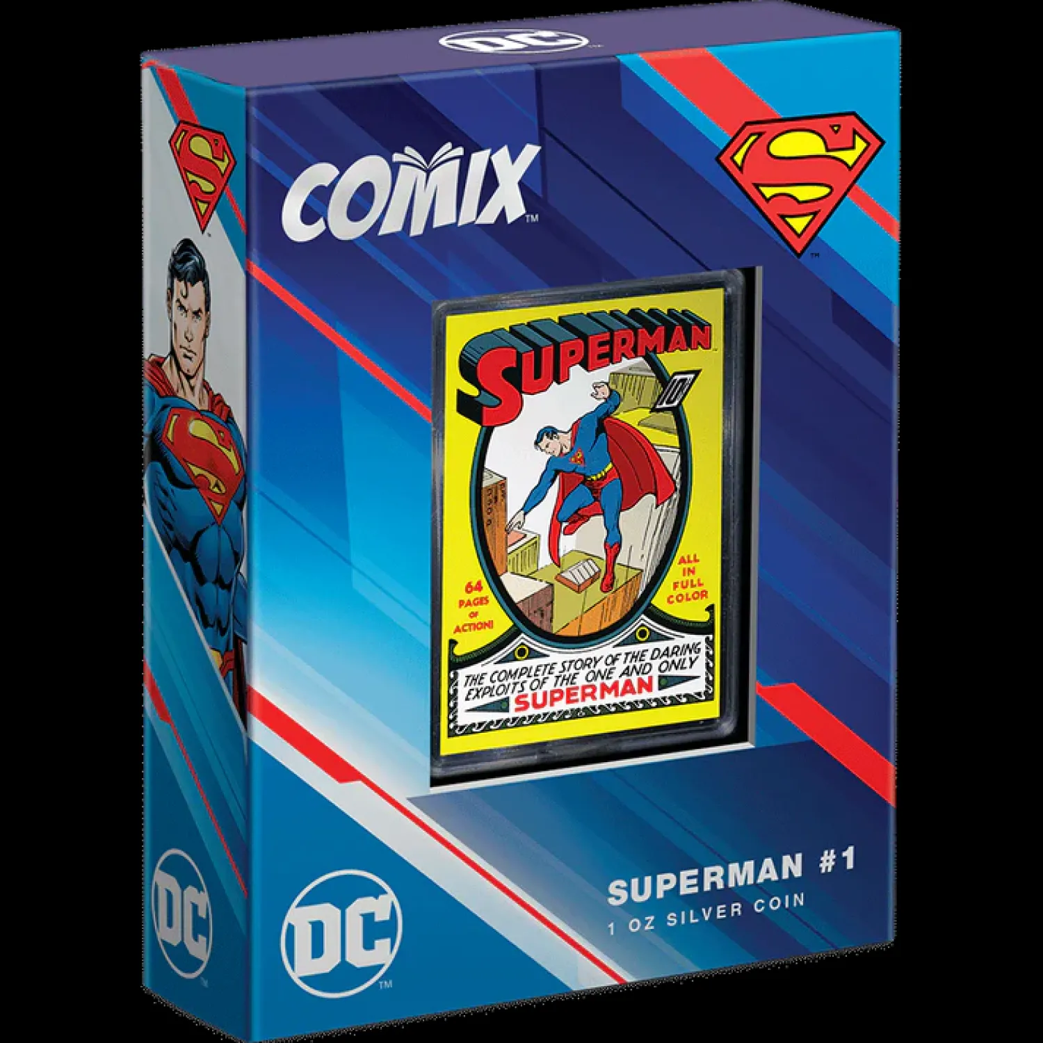 COMIX™ – Superman #1 1oz Silver Coin-New Zealand Mint Flash Sale