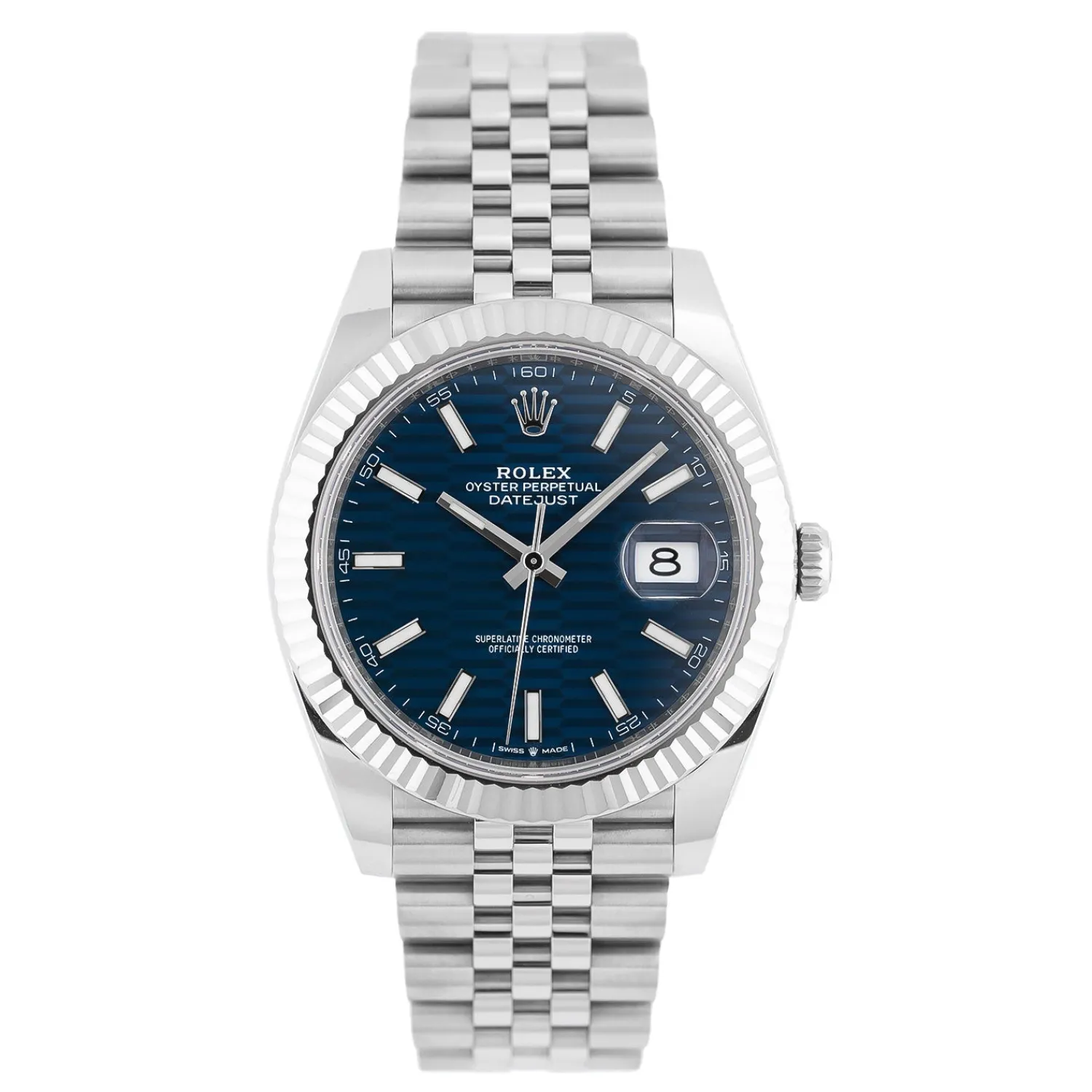 Datejust 41mm Blue Motif Dial 2023 Jubilee - 126334-Rolex New