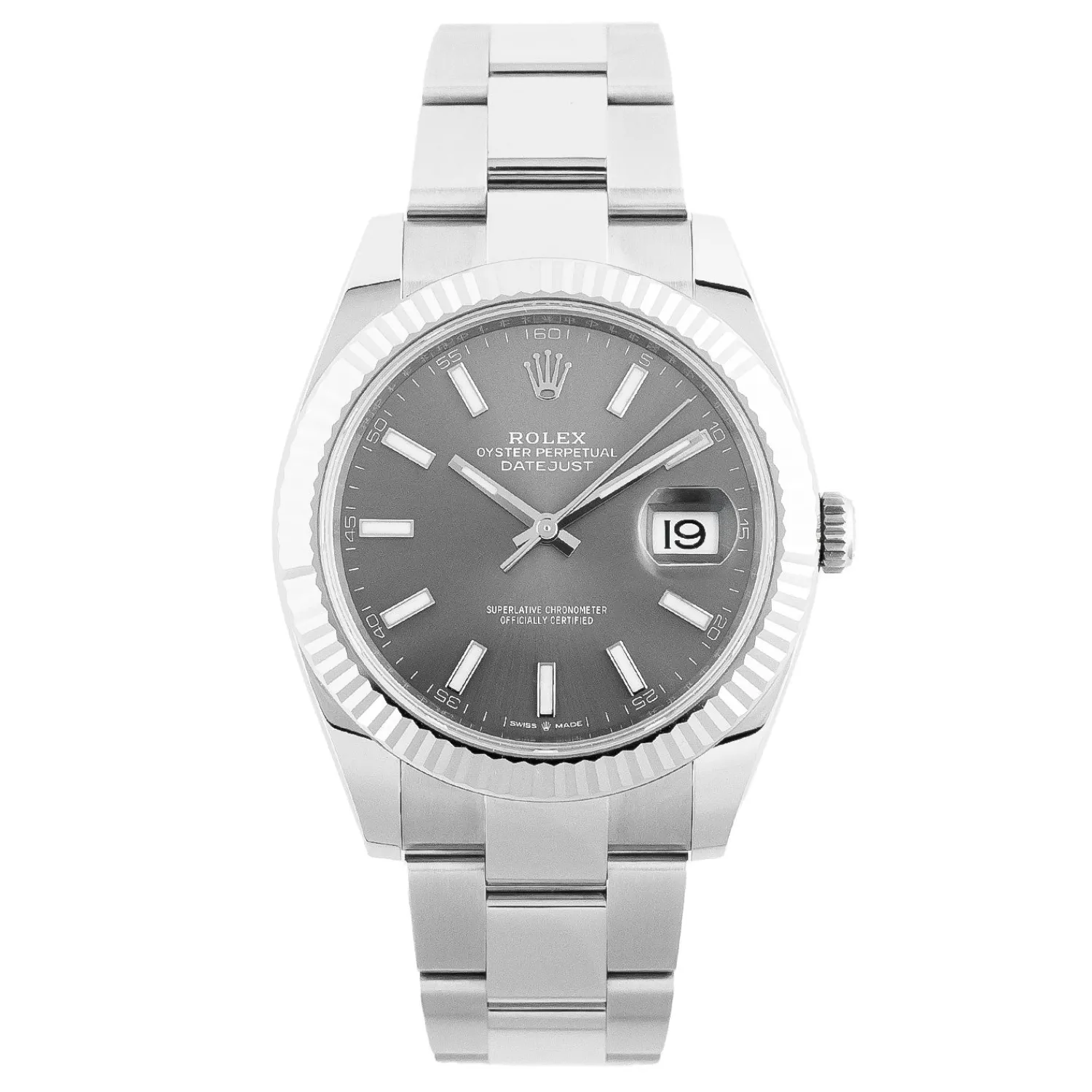 Datejust 41mm Rhodium Dial 2024 Oyster LC100 - 126334-Rolex Store