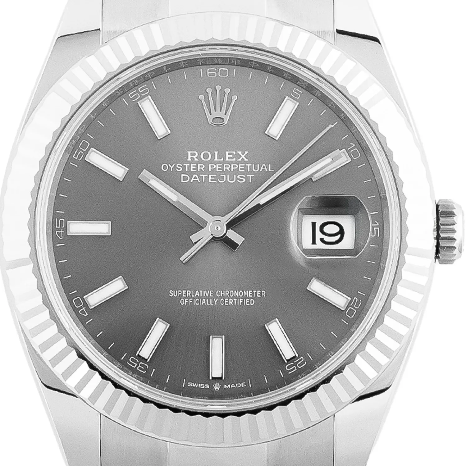 Datejust 41mm Rhodium Dial 2024 Oyster LC100 - 126334-Rolex Store