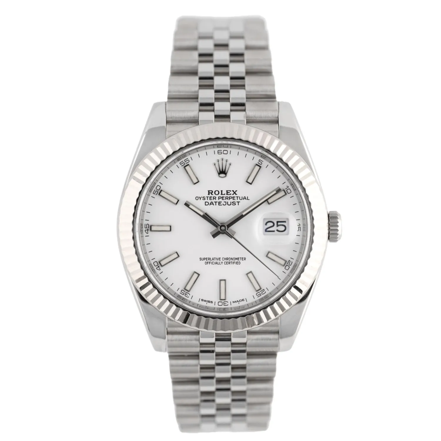 Datejust 41mm White Dial 2023 Jubilee - 126334-Rolex Sale