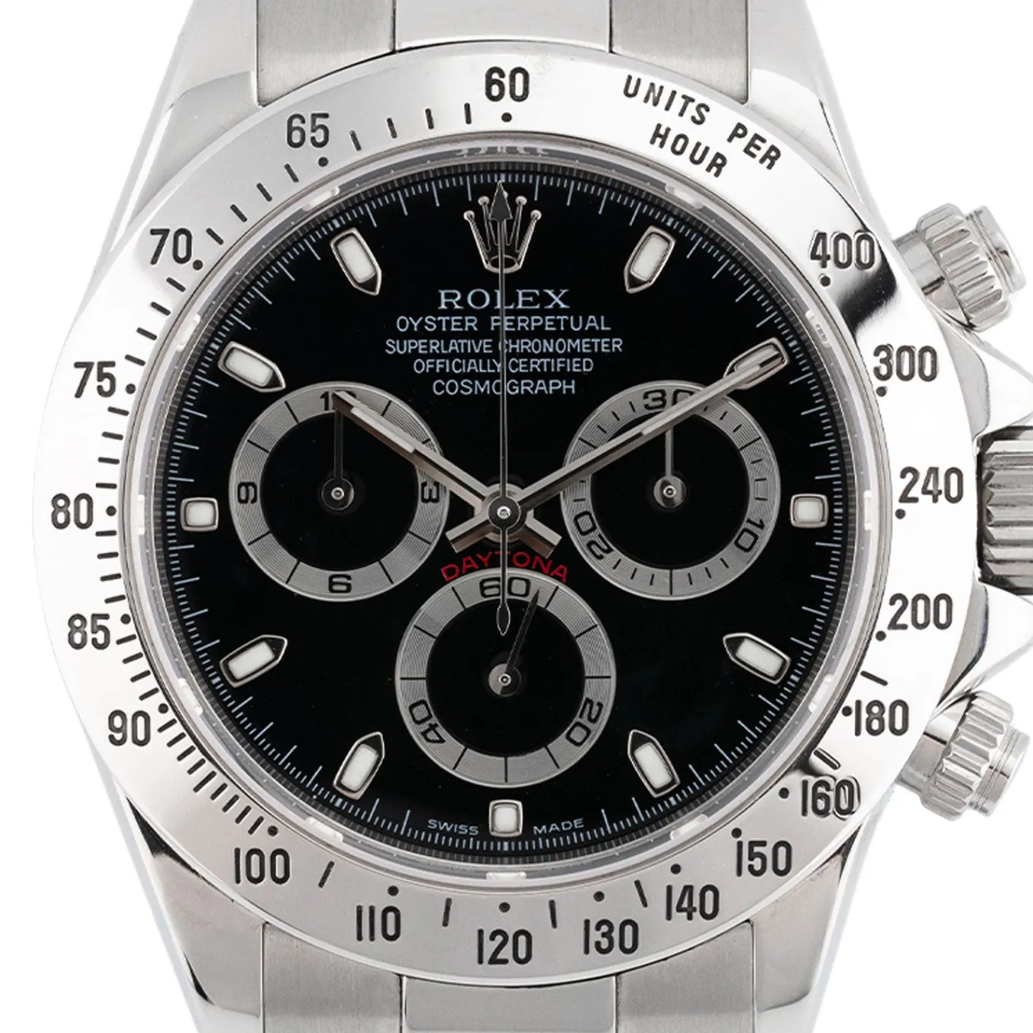 Daytona Cosmograph Black Dial 2004 - 116520-Rolex Store