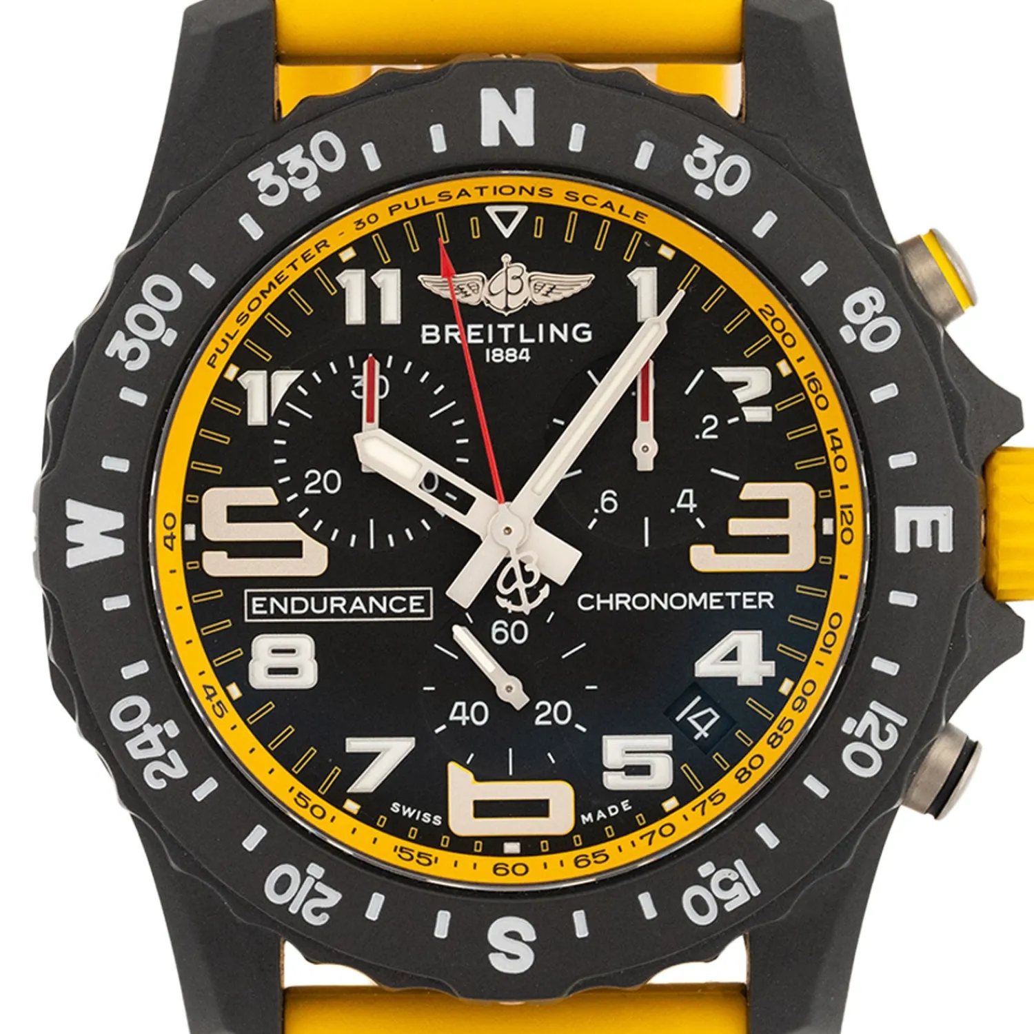 Endurance Pro 44mm Yellow - X82310-Breitling Fashion