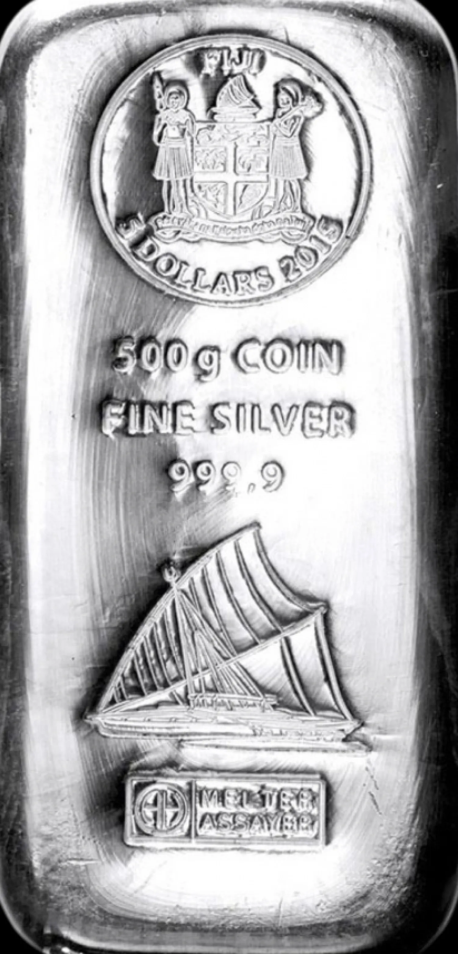 500g Silber Fiji Münzbarren-Argor Heraeus Outlet