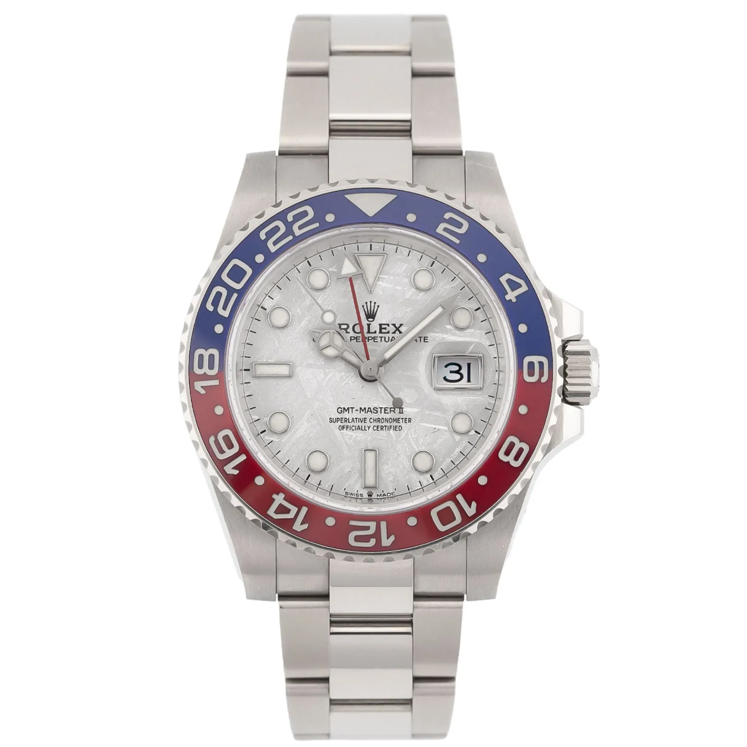 GMT-Master II White Gold Meteorite Dial 2022 - 126719BLRO-Rolex Discount