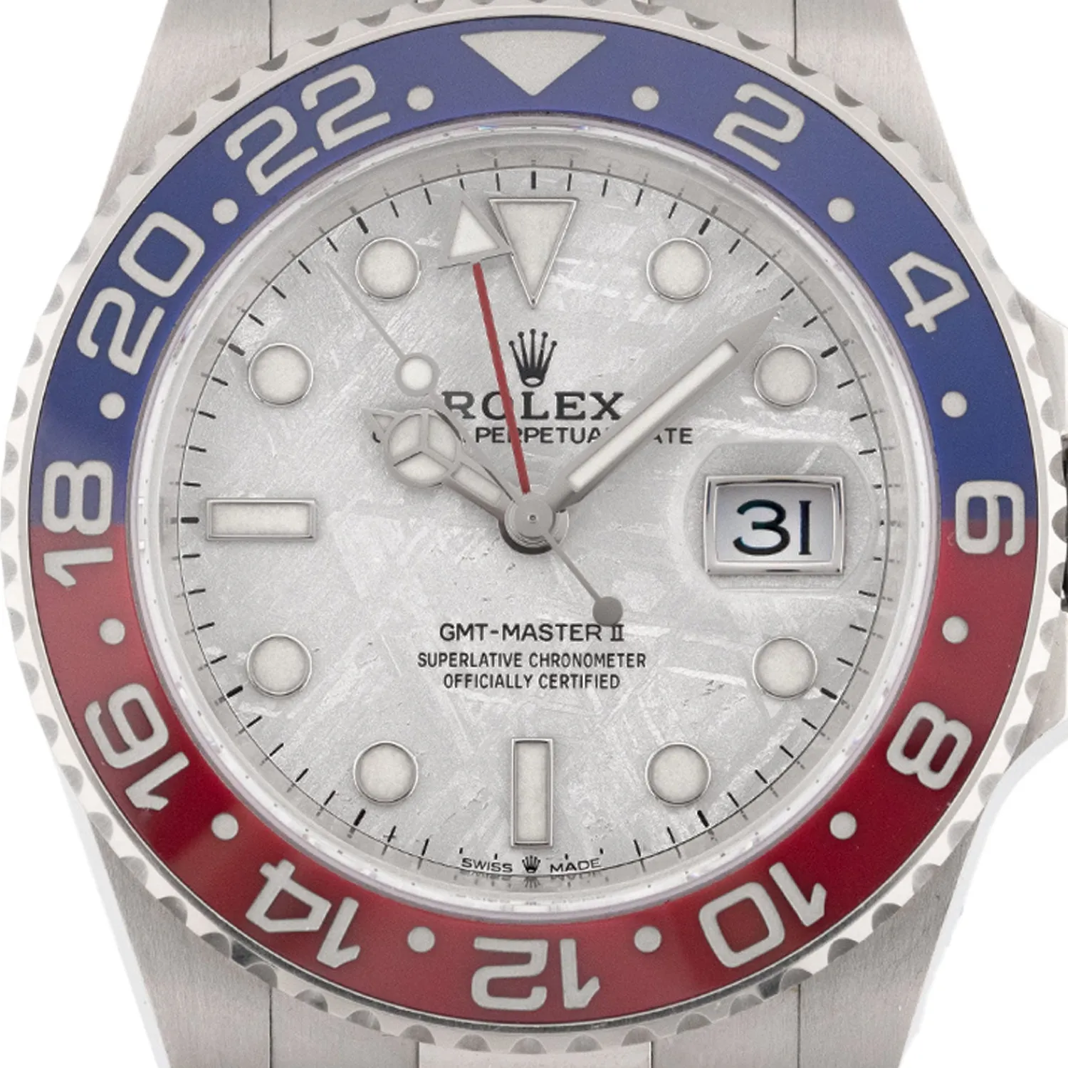 GMT-Master II White Gold Meteorite Dial 2022 - 126719BLRO-Rolex Discount