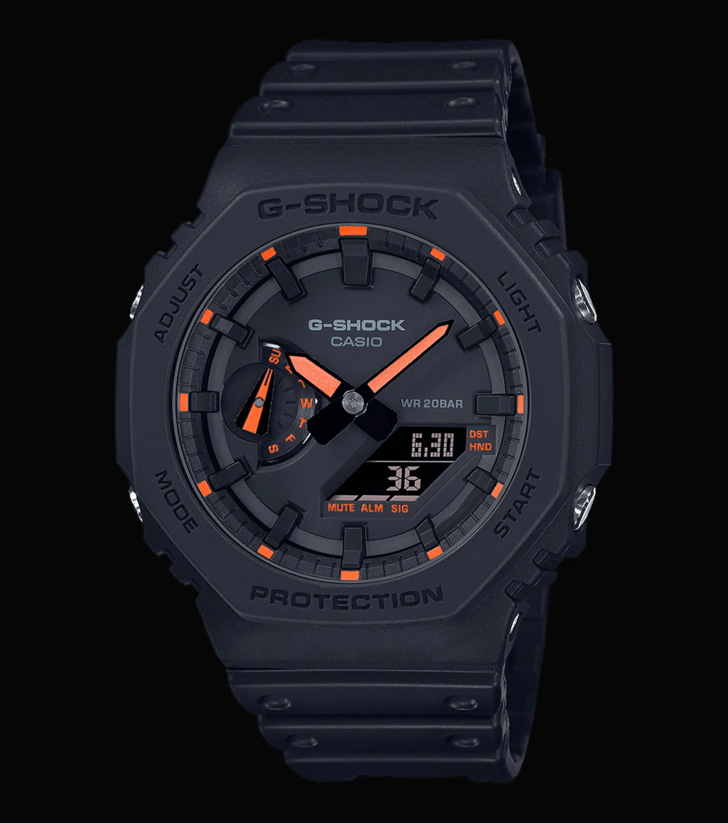 G-SHOCK - Orange Storm - GA-2100-1A4ER-Casio Discount