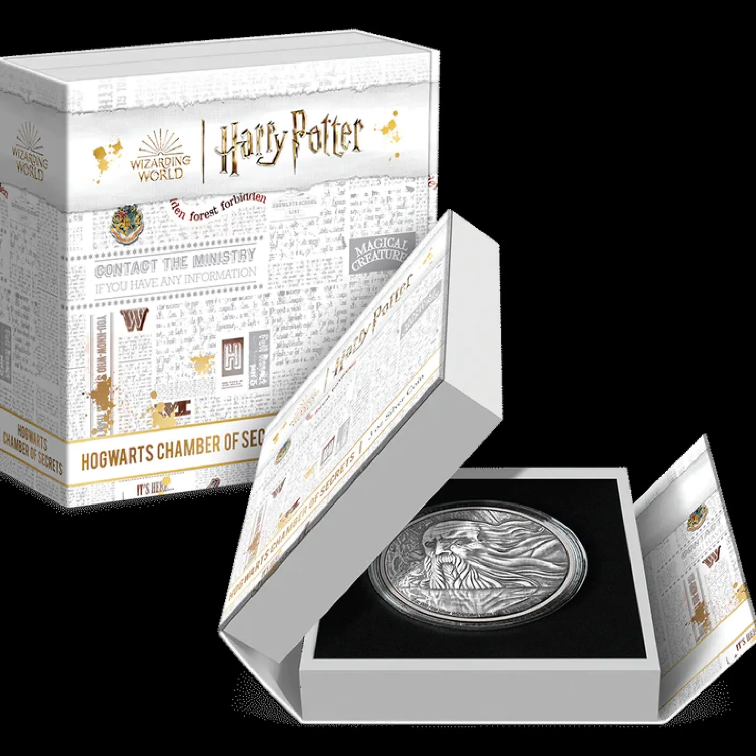 HOGWARTS™ - Chamber of Secrets 3oz Silver Coin-New Zealand Mint Fashion