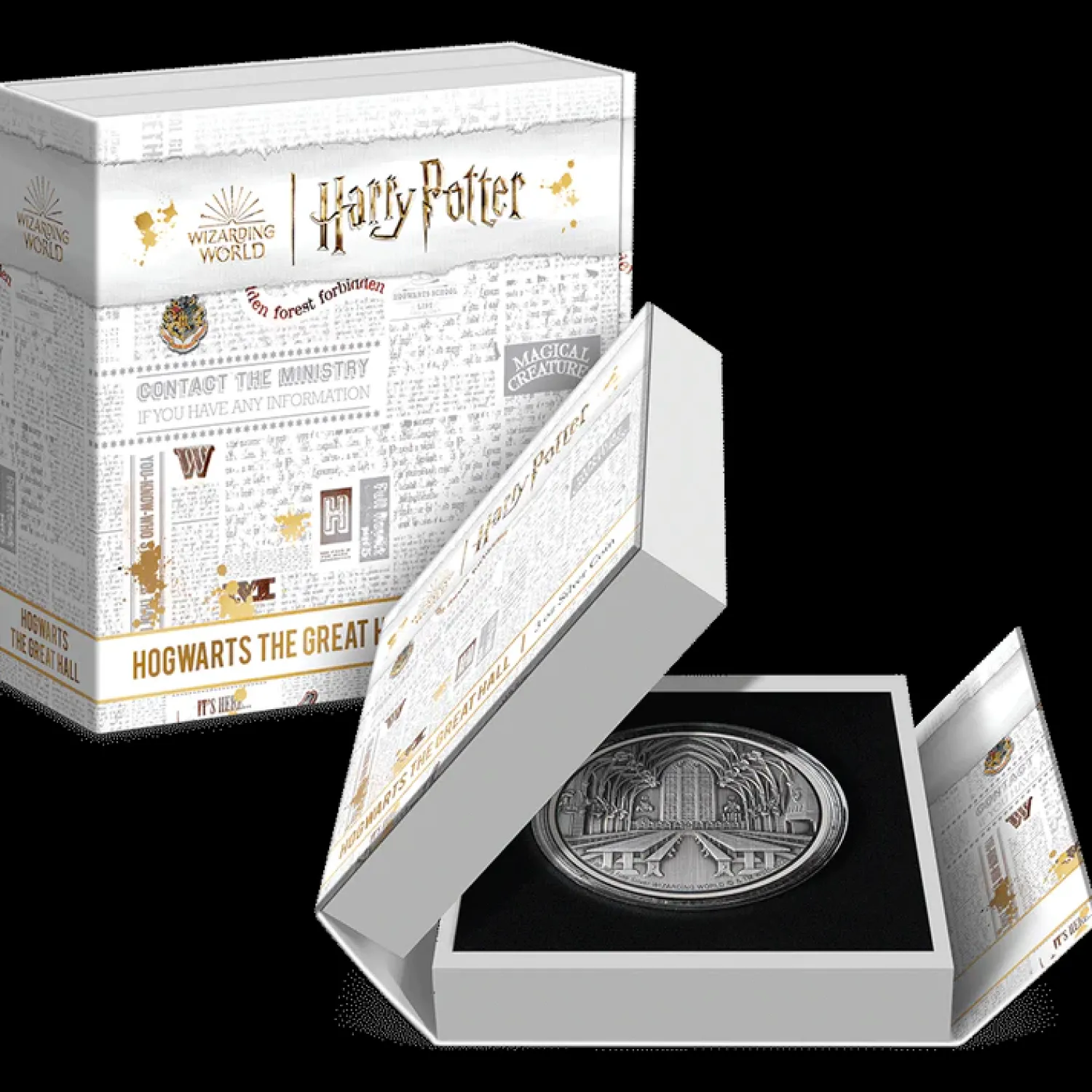 HOGWARTS™ - The Great Hall 3oz Silver Coin-New Zealand Mint Fashion