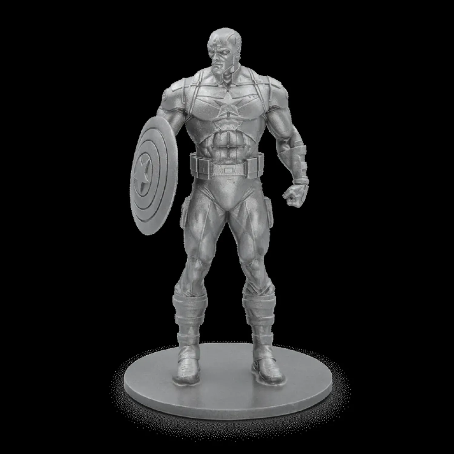 Marvel – Captain America 150g Silver Miniature-New Zealand Mint Fashion