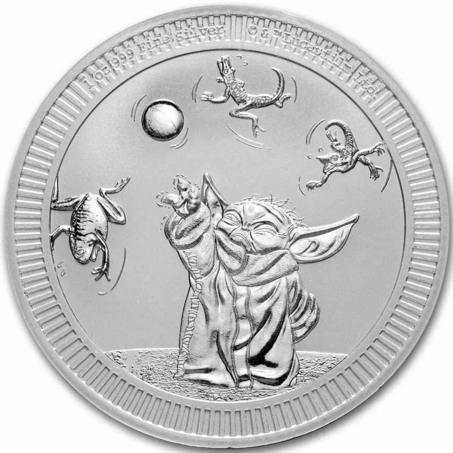 2024 Niue 1 oz Silver $2 Star Wars: Grogu "Baby Yoda" BU Coin-Diverse Sale