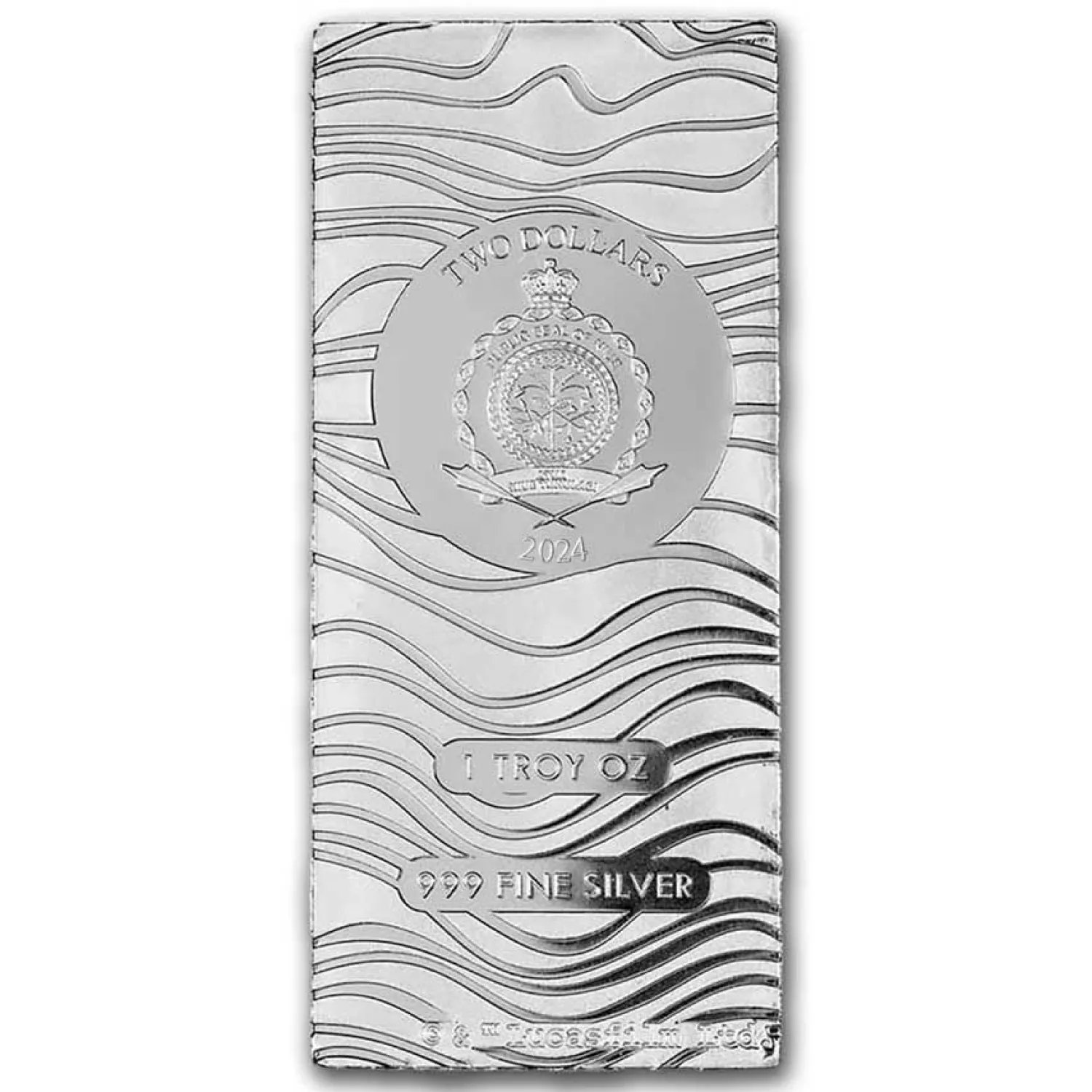 2024 Niue 1 oz Silver $2 Star Wars: Mandalorian Beskar Bar-Diverse Flash Sale