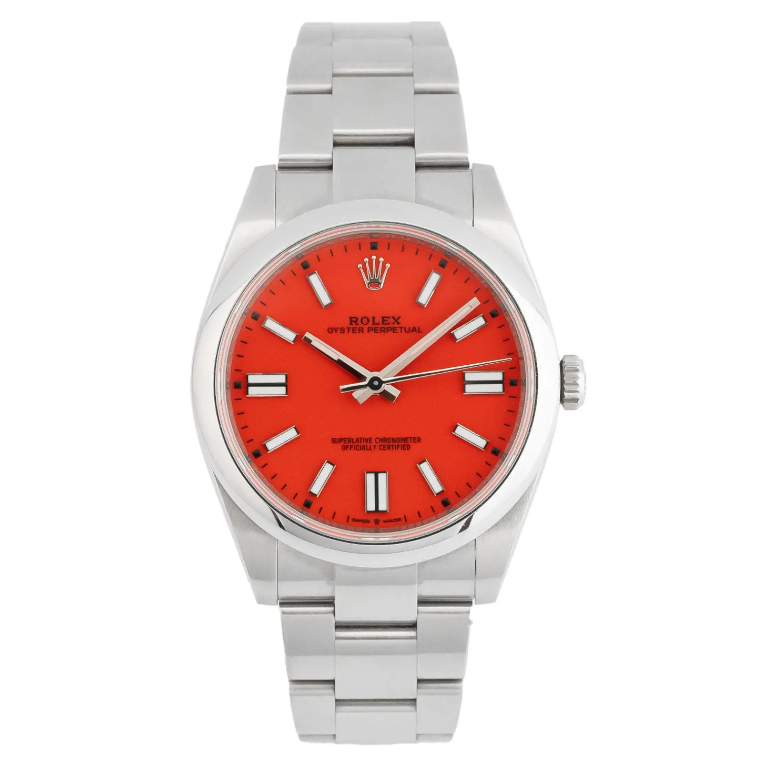 Oyster Perpetual 41mm Red Dial 2020 | 124300-Rolex Fashion