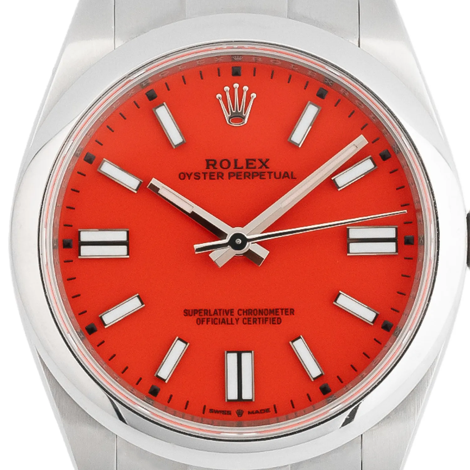 Oyster Perpetual 41mm Red Dial 2020 | 124300-Rolex Fashion