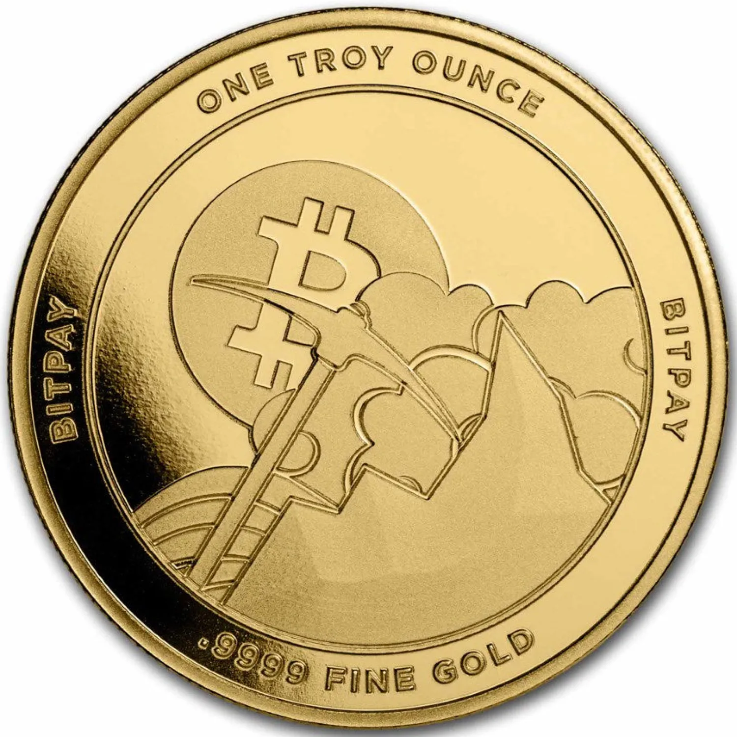 1 oz Gold Round - Bitpay-Diverse Hot