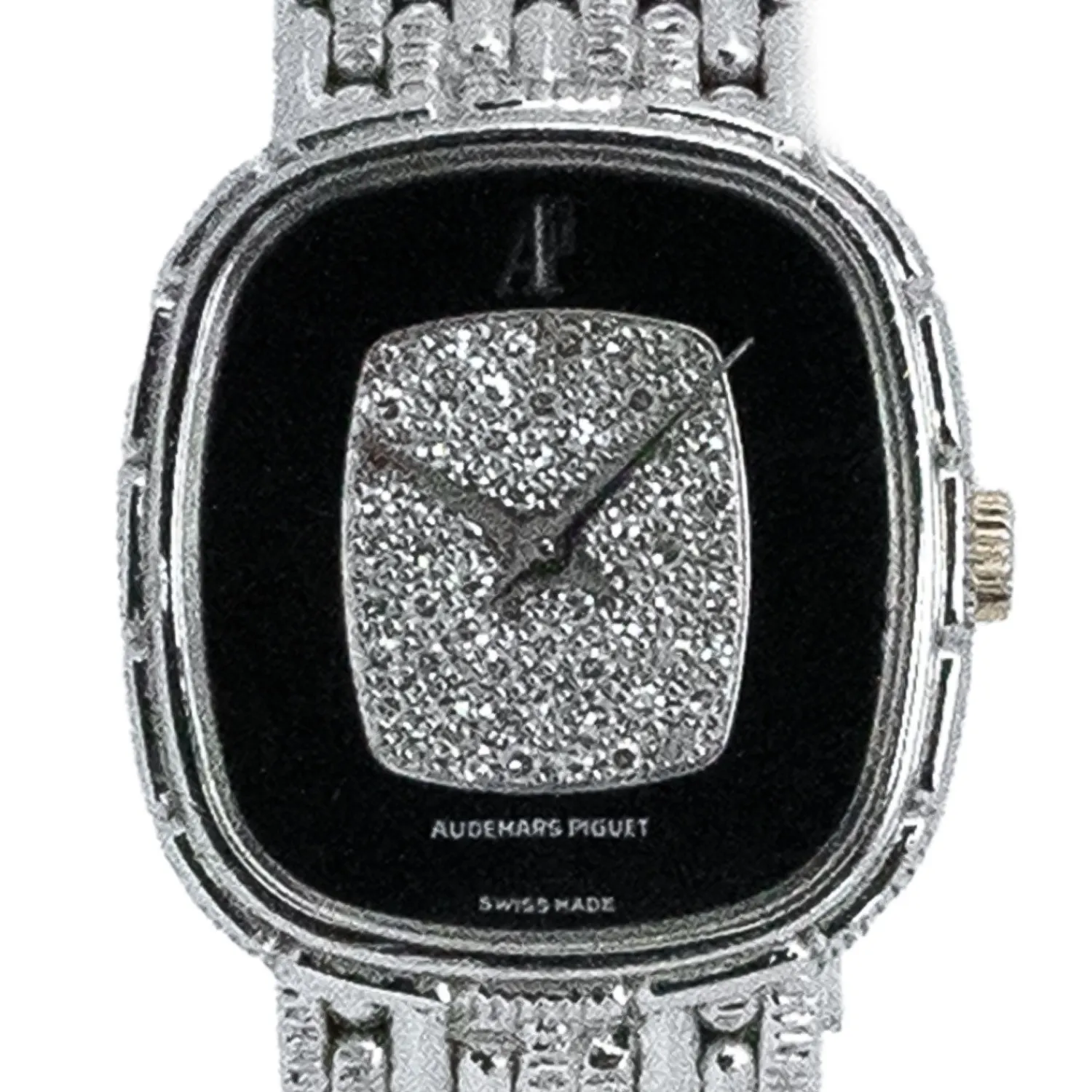 Rare White Gold Onyx Factory Diamond Dial 2005-Audemars Piguet Online