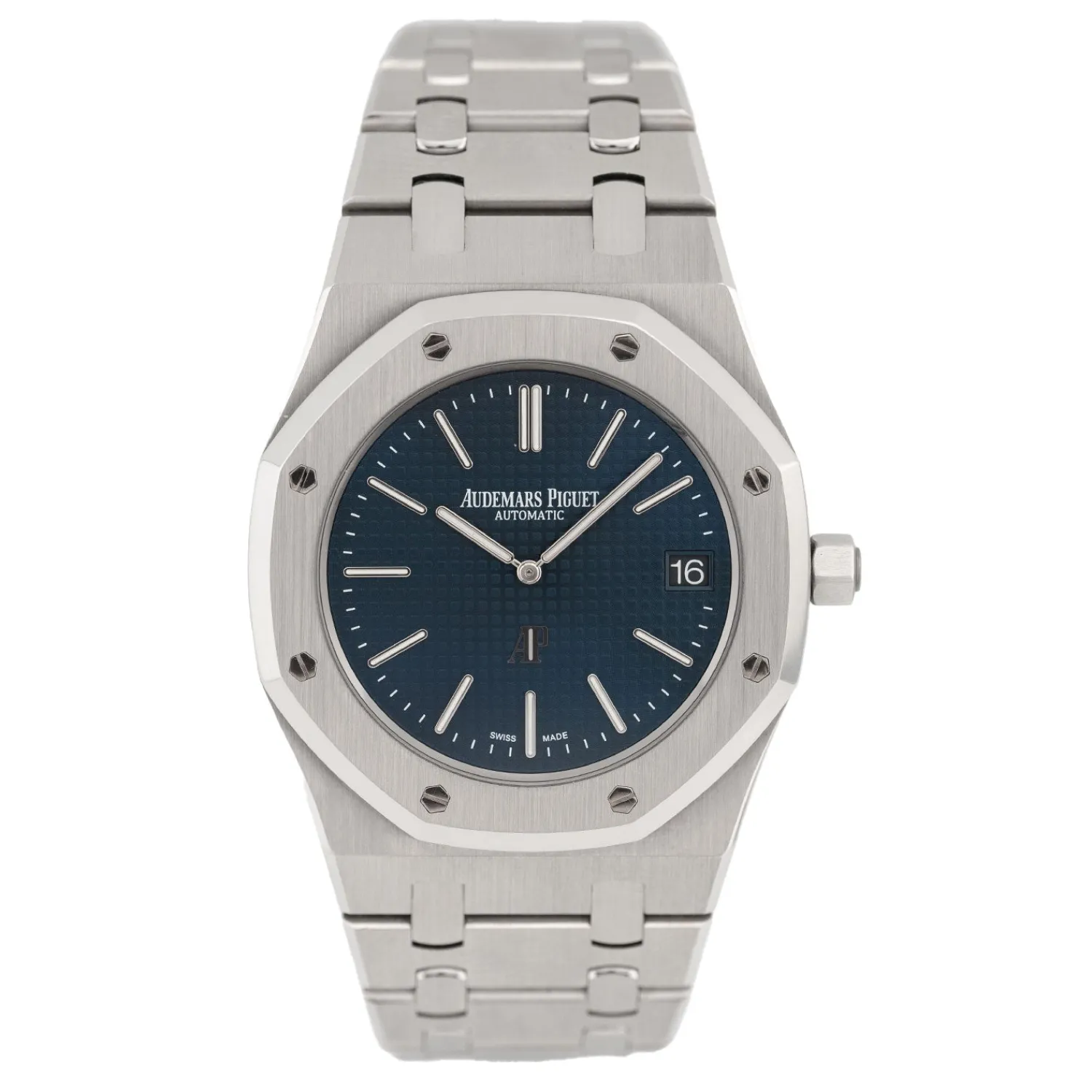 Royal Oak Jumbo Ultra Thin Blue Dial 2014 - 15202ST.OO.1240ST.01.A-Audemars Piguet Best