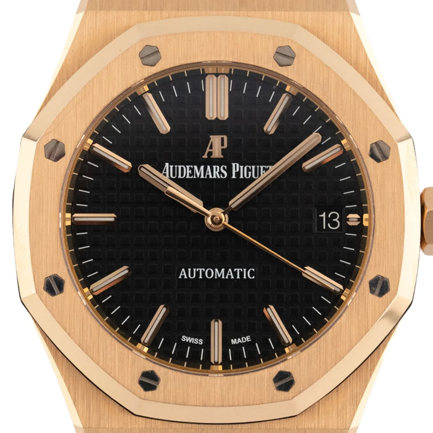 Royal Oak Selfwinding Roségold Black Dial 2015 - 15450OR.OO.D002CR.01-Audemars Piguet Cheap