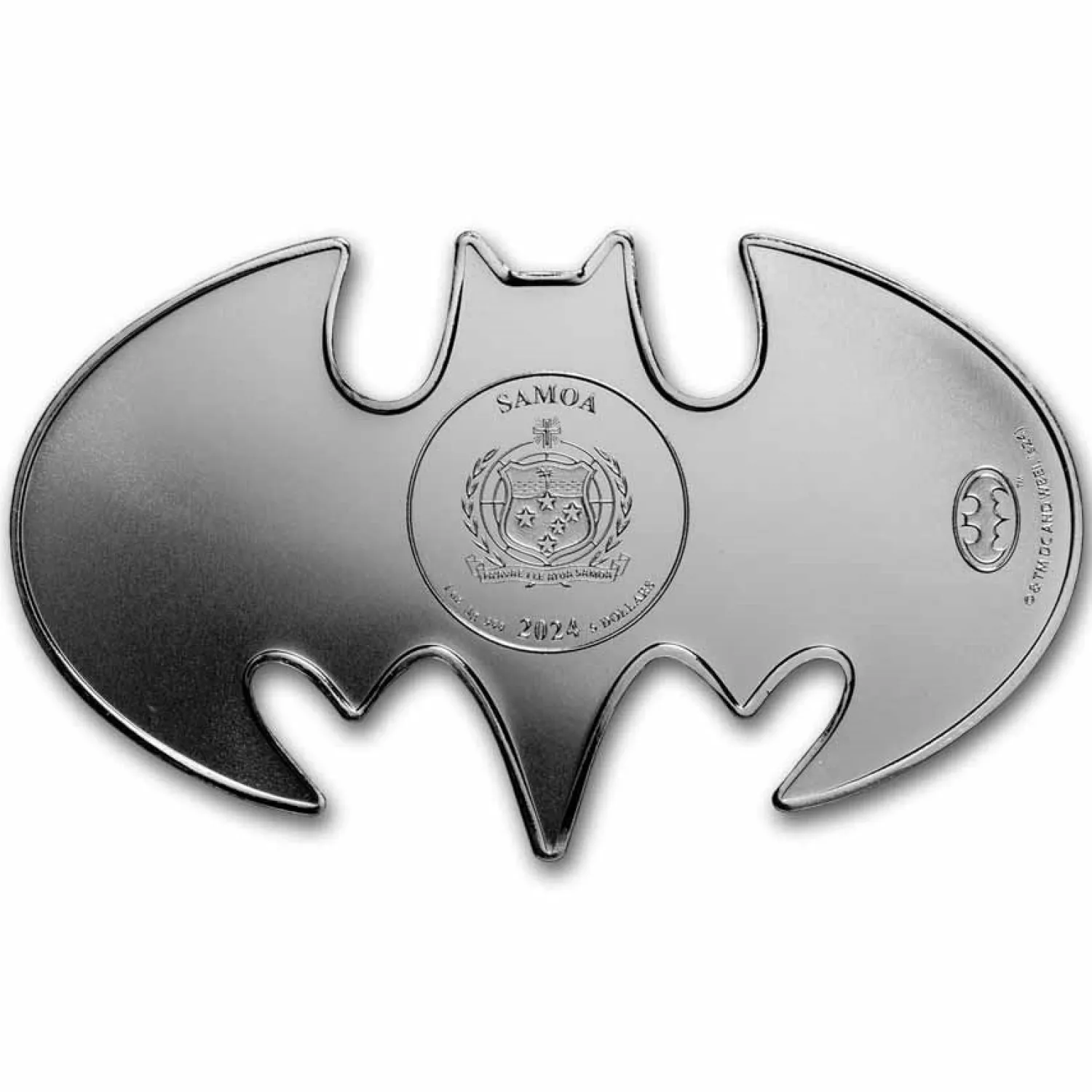 2024 Samoa 1 oz Silver Batman Batarang Shaped Coin BU-MDM Fashion