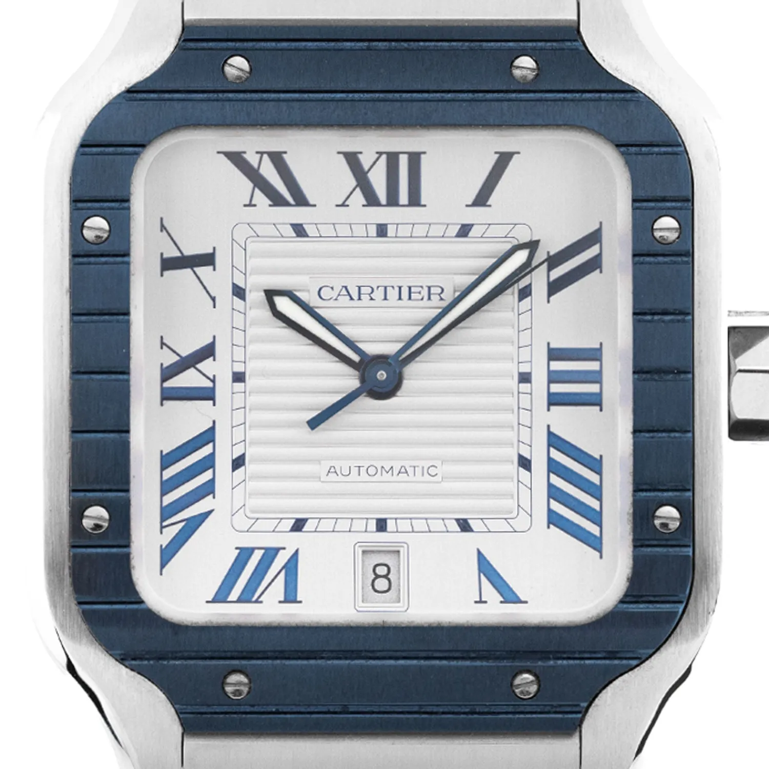 Santos White Dial 2022 - WSSA0047-Cartier Online