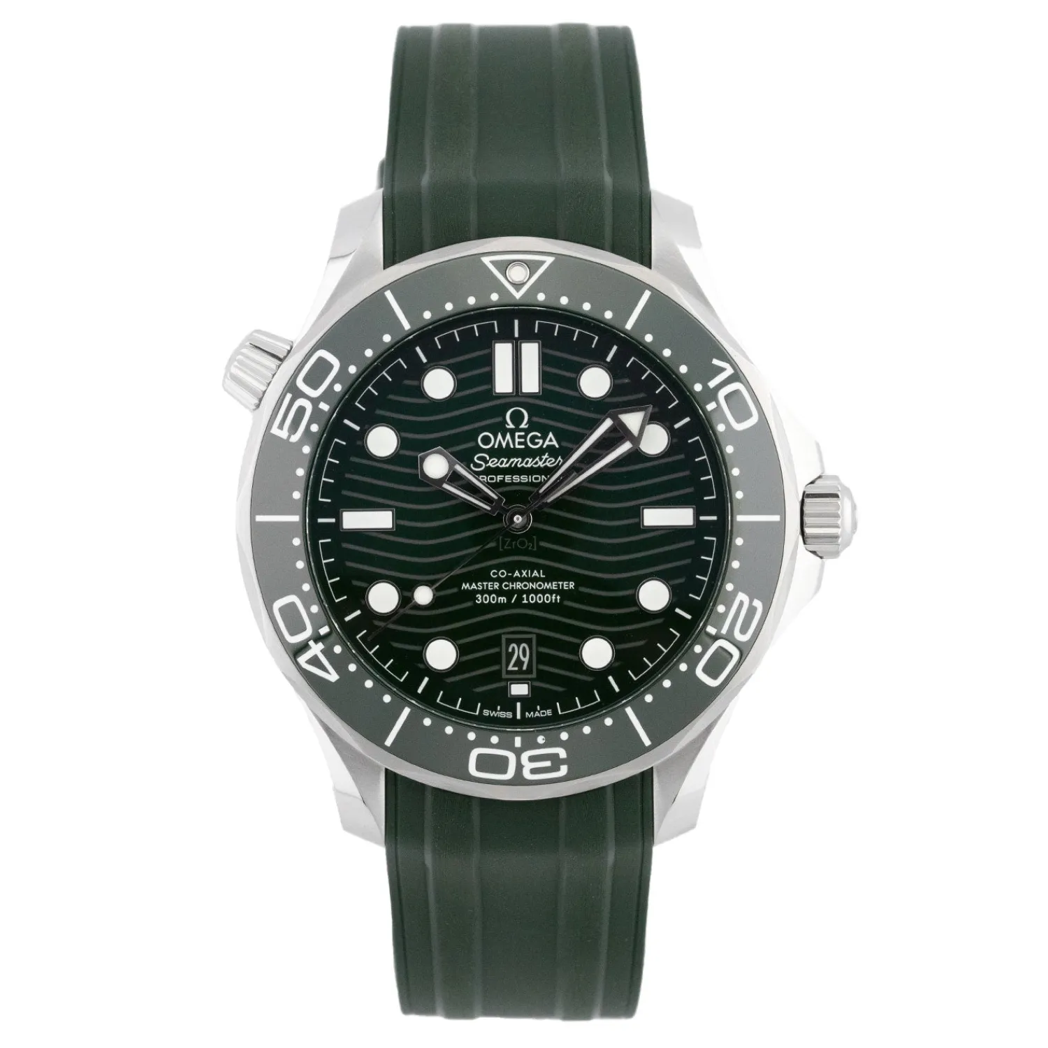 Seamaster Diver 300M Green Dial 2024 - 210.32.42.20.10.001-Omega Store