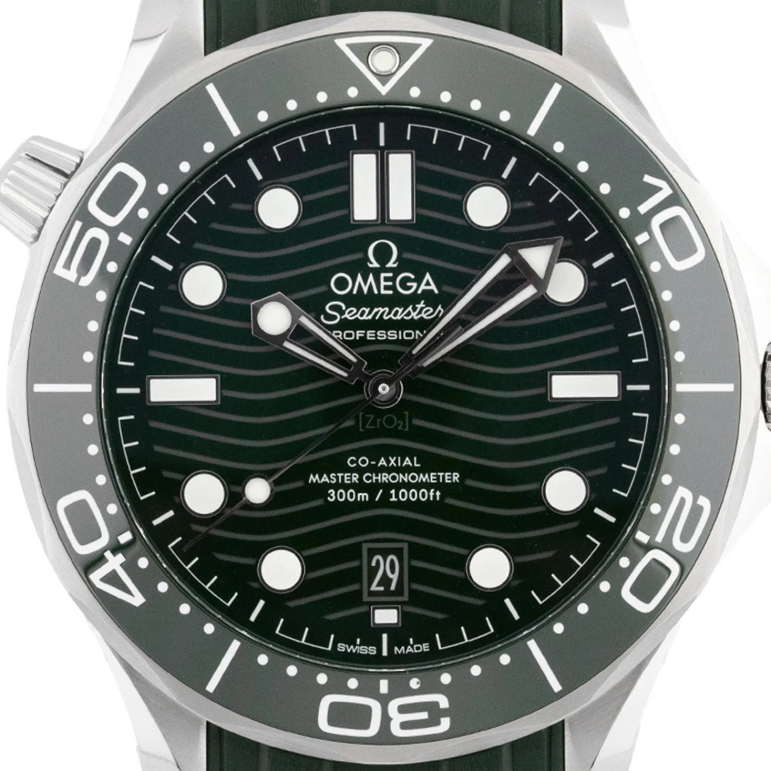 Seamaster Diver 300M Green Dial 2024 - 210.32.42.20.10.001-Omega Store