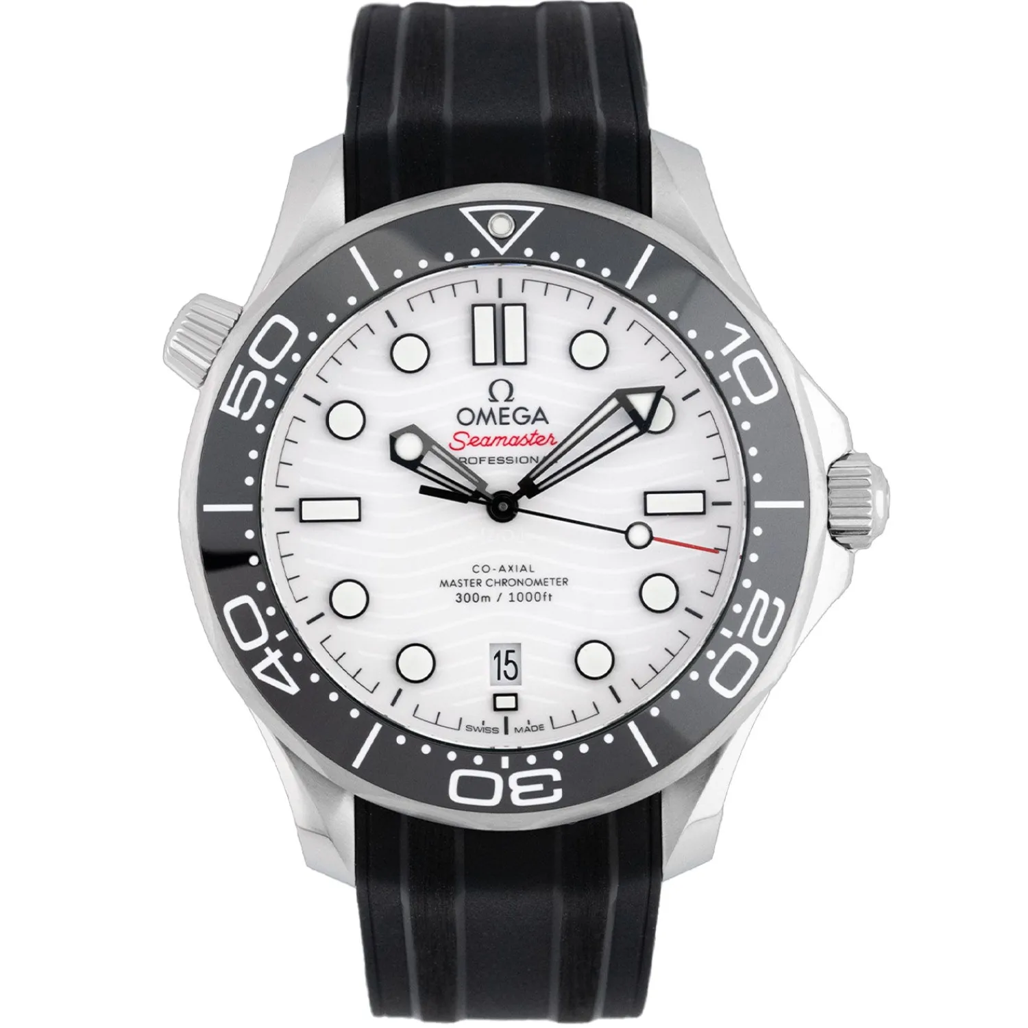 Seamaster Diver 300M White Dial 2024 - 210.32.42.20.04.001-Omega Shop