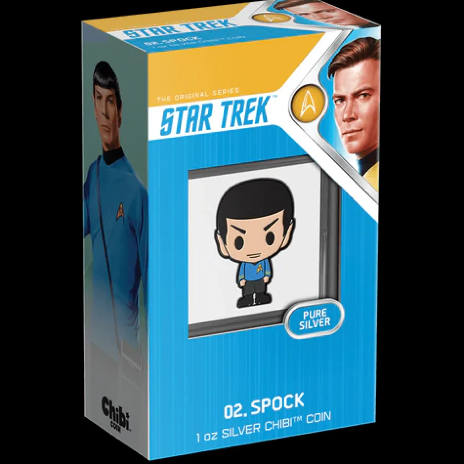 Star Trek - Spock 1oz Silver Chibi® Coin-New Zealand Mint Fashion