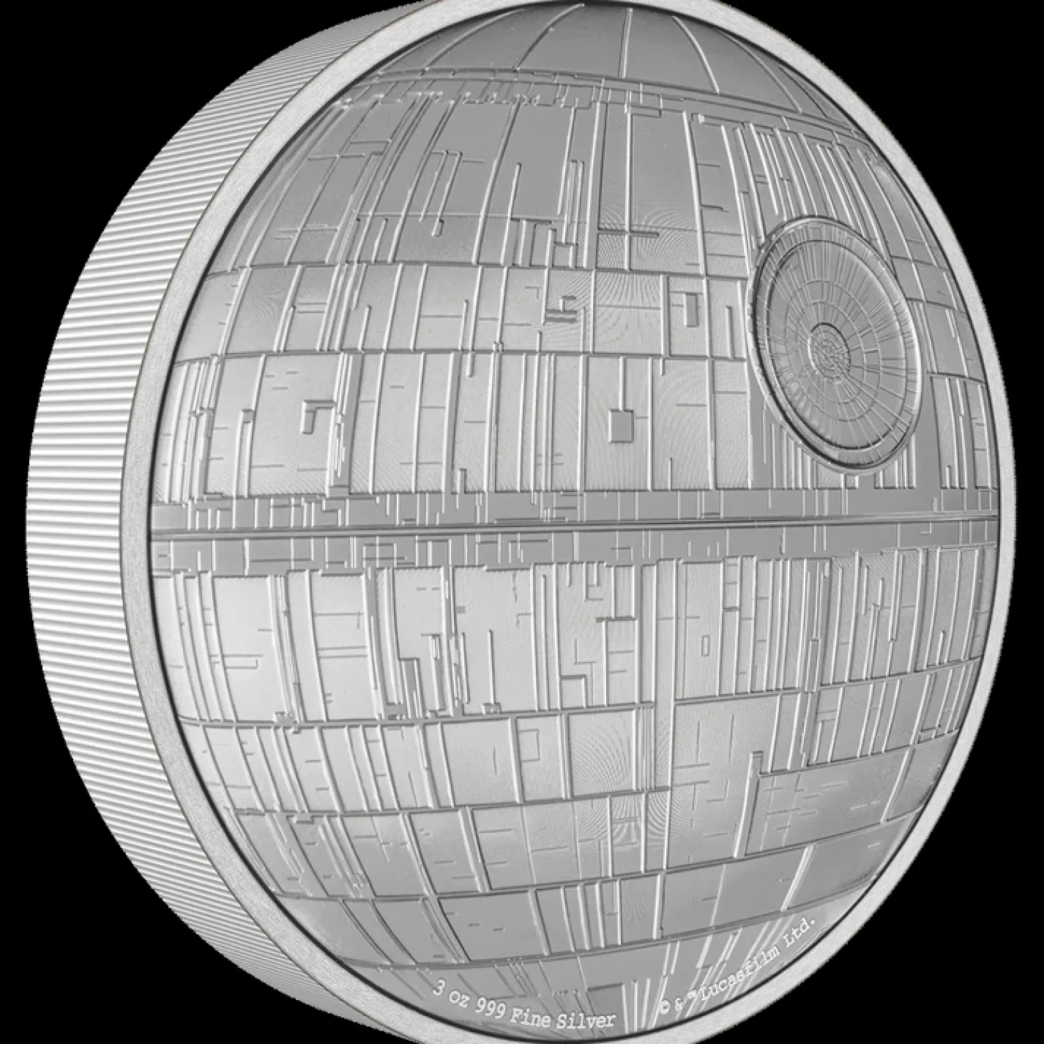 Star Wars™ - Death Star™ 3oz Silver Coin-New Zealand Mint Best Sale