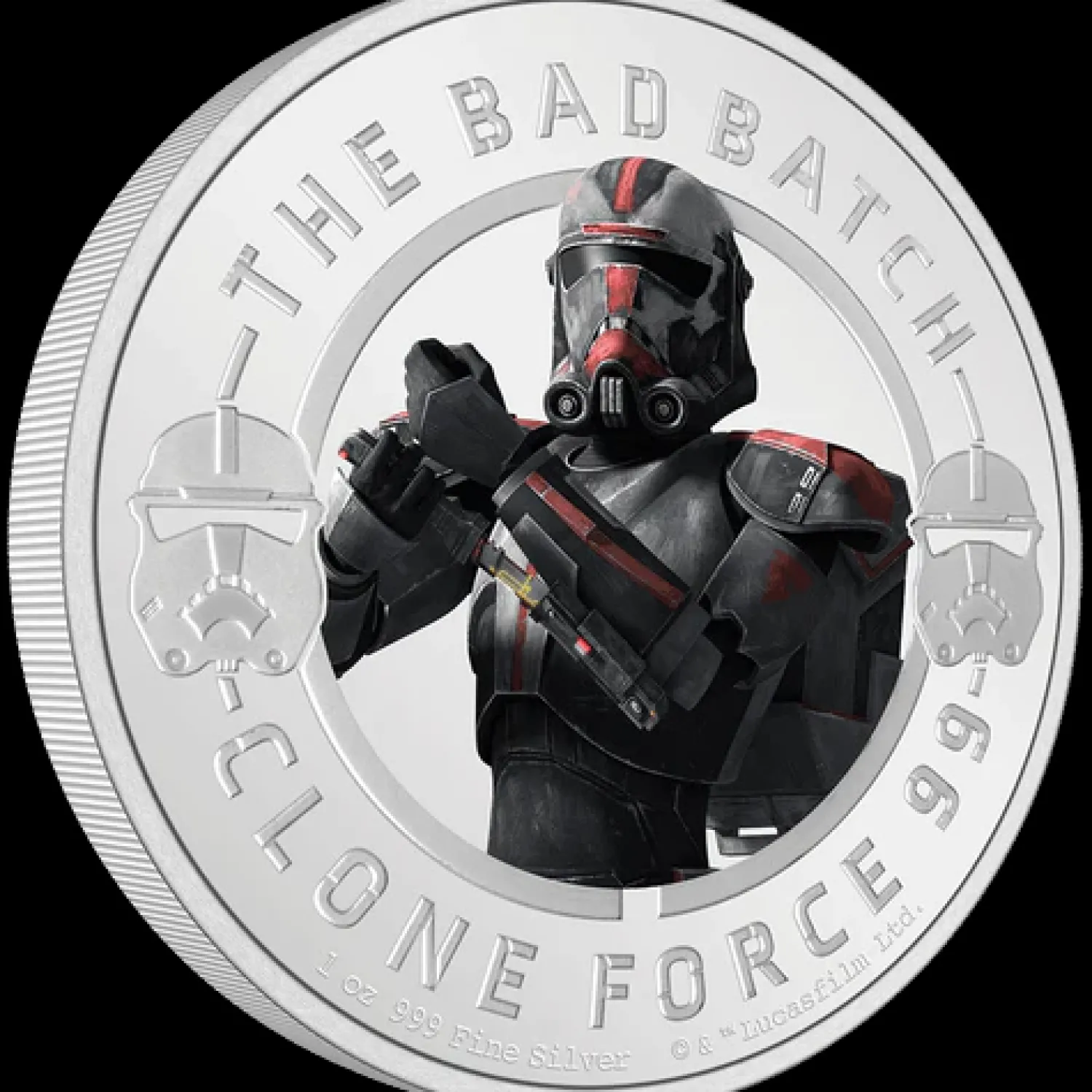 Star Wars™ The Bad Batch™ - Hunter 1oz Silver Coin-New Zealand Mint Best Sale