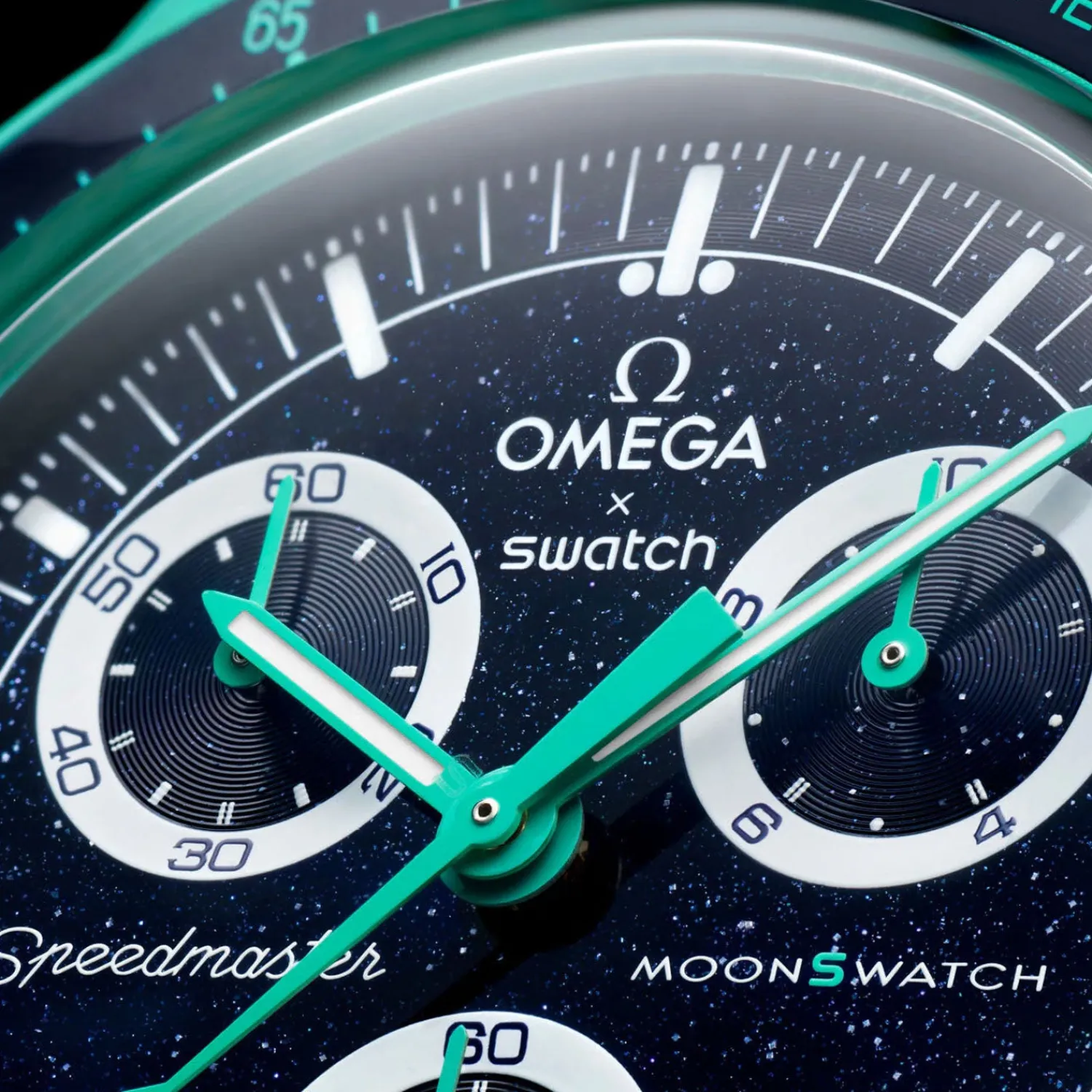 Swatch X Omega Moonswatch Mission On Earth Polar Lights-Swatch Omega Outlet