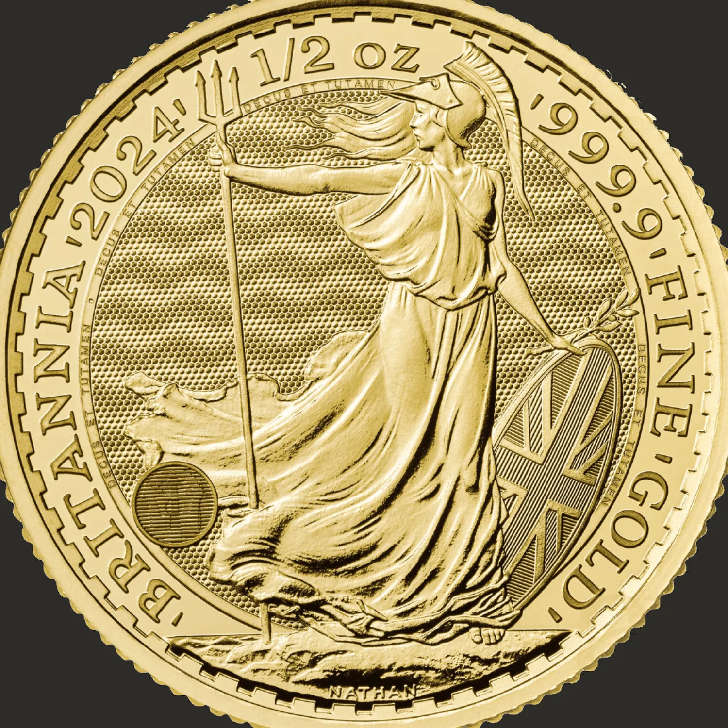 1/2 Unze Gold Britannia 2024 (Charles III.)-Royal Mint: The British Royal Mint Outlet