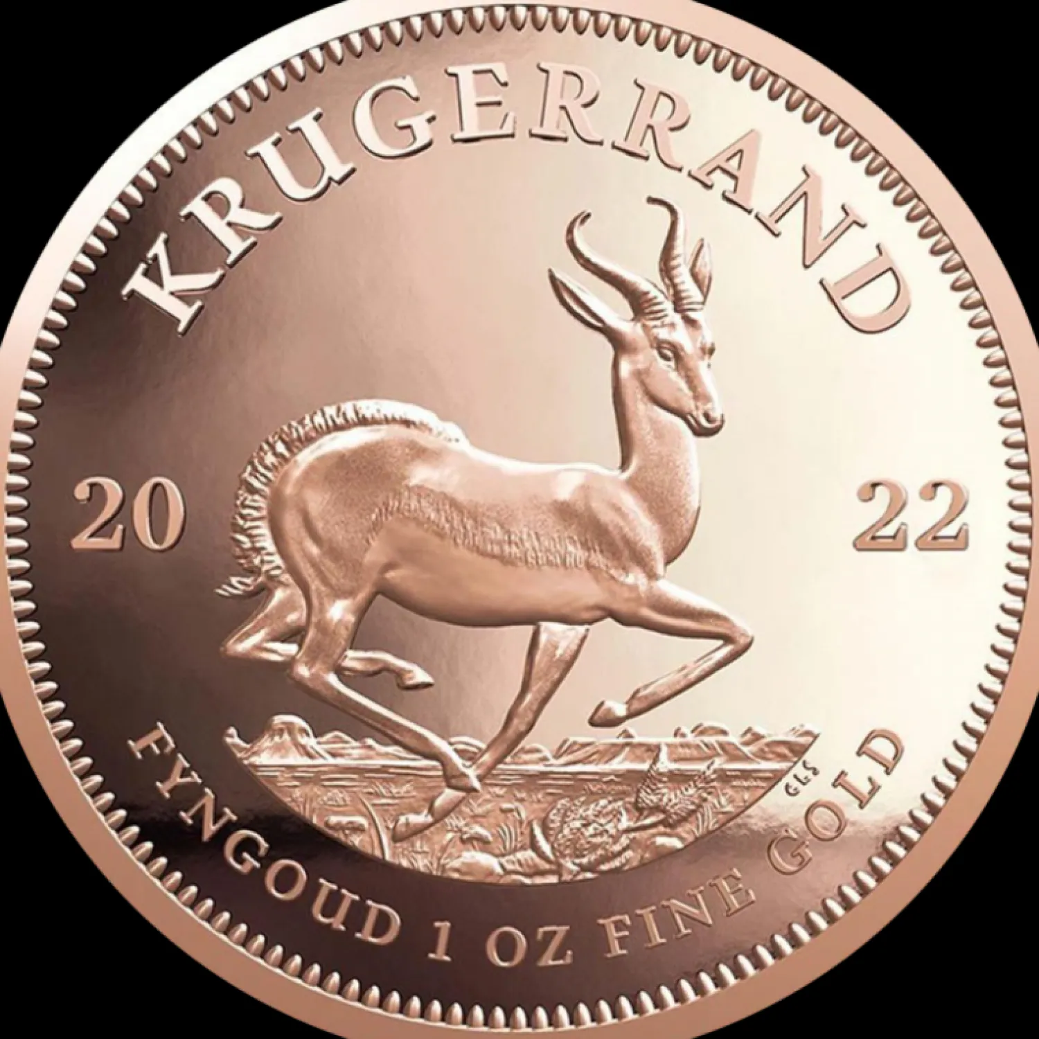 1 Unze Gold Krügerrand 2022 PP (Auflage: 1.000 | Polierte Platte)-Rand Refinery Store