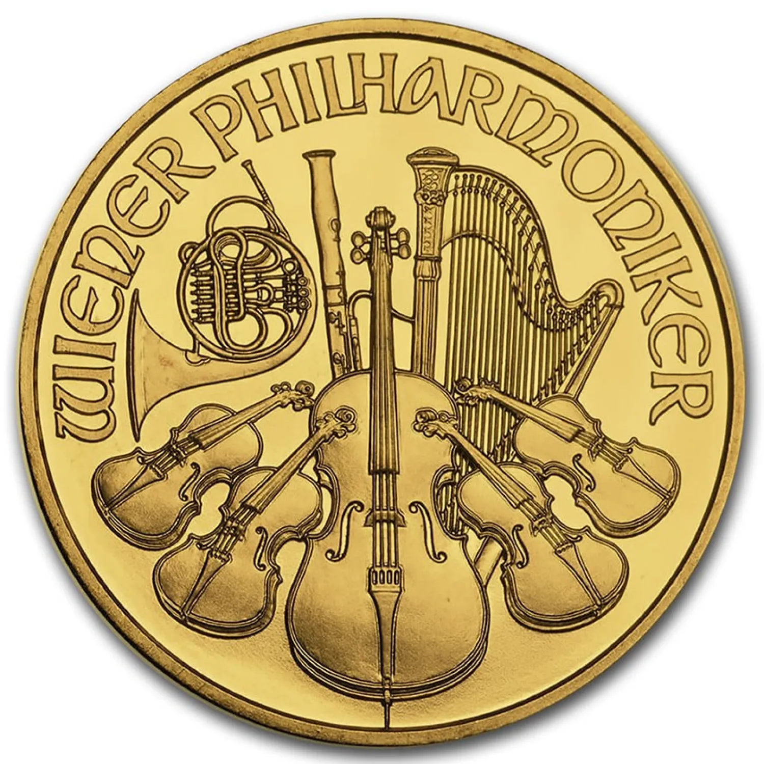 1 Unze Gold Philharmoniker 2024-Münze Österreich Best