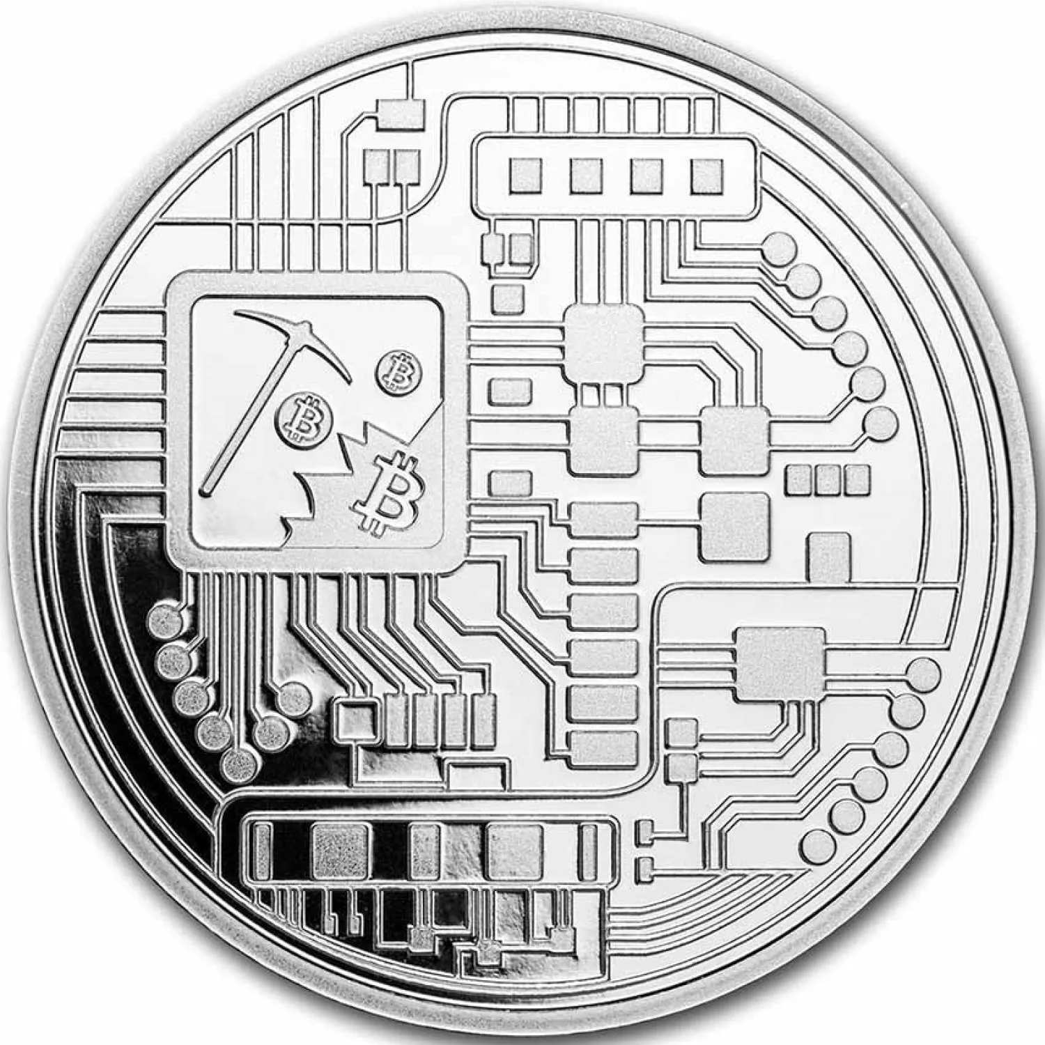 1 Unze Silber Bitcoin-Diverse Discount