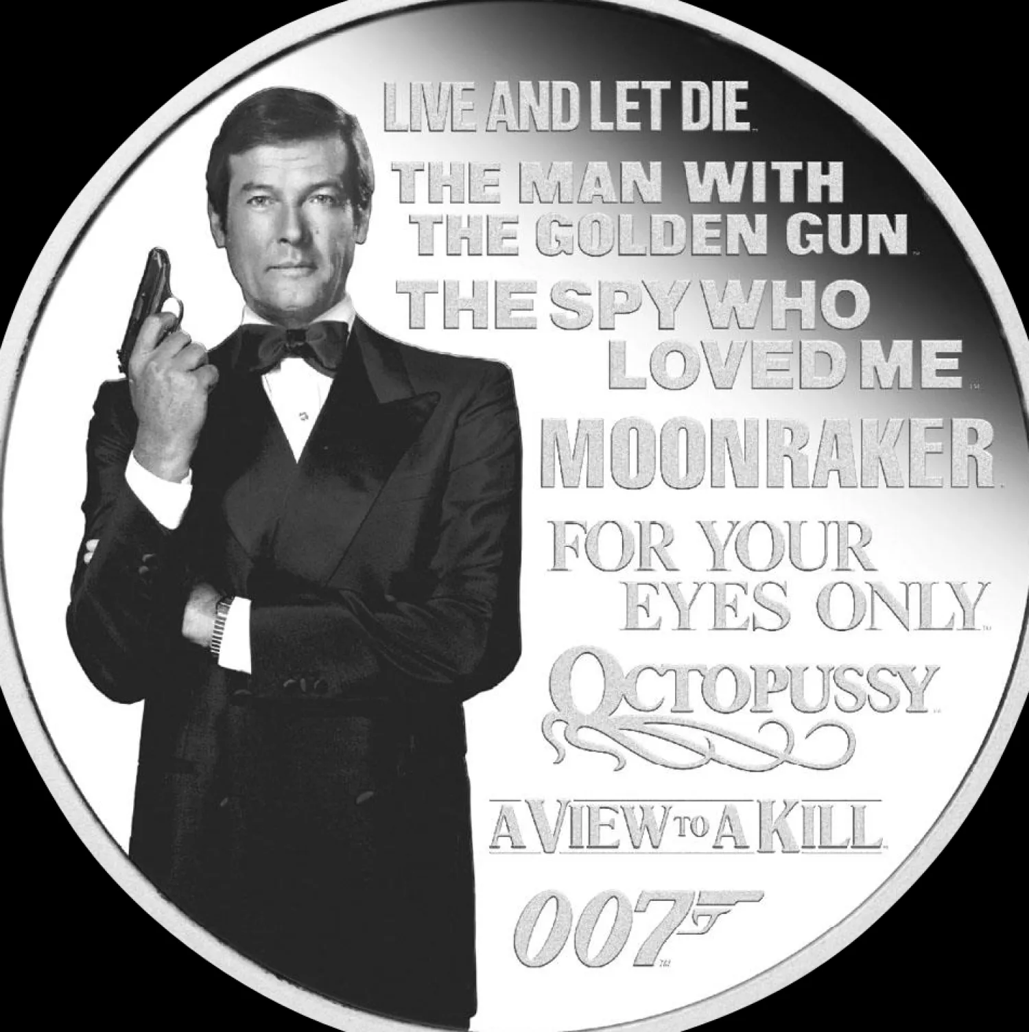 1 Unze Silber James Bond Roger Moore 2022 PP (Auflage: 5.000 | Polierte Platte)-Perth Mint Best Sale