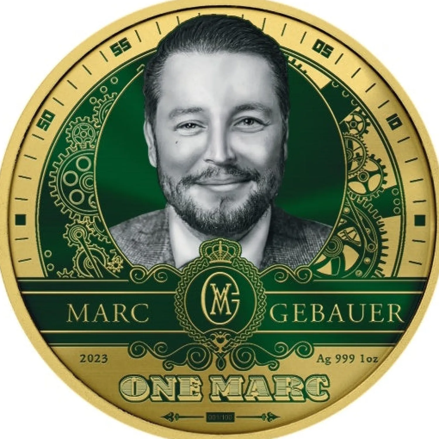 1 Unze Silber Marc Gebauer PP Lucky One (Auflage: 100 | Polierte Platte)-Marc Gebauer x Kettner Metalle Cheap