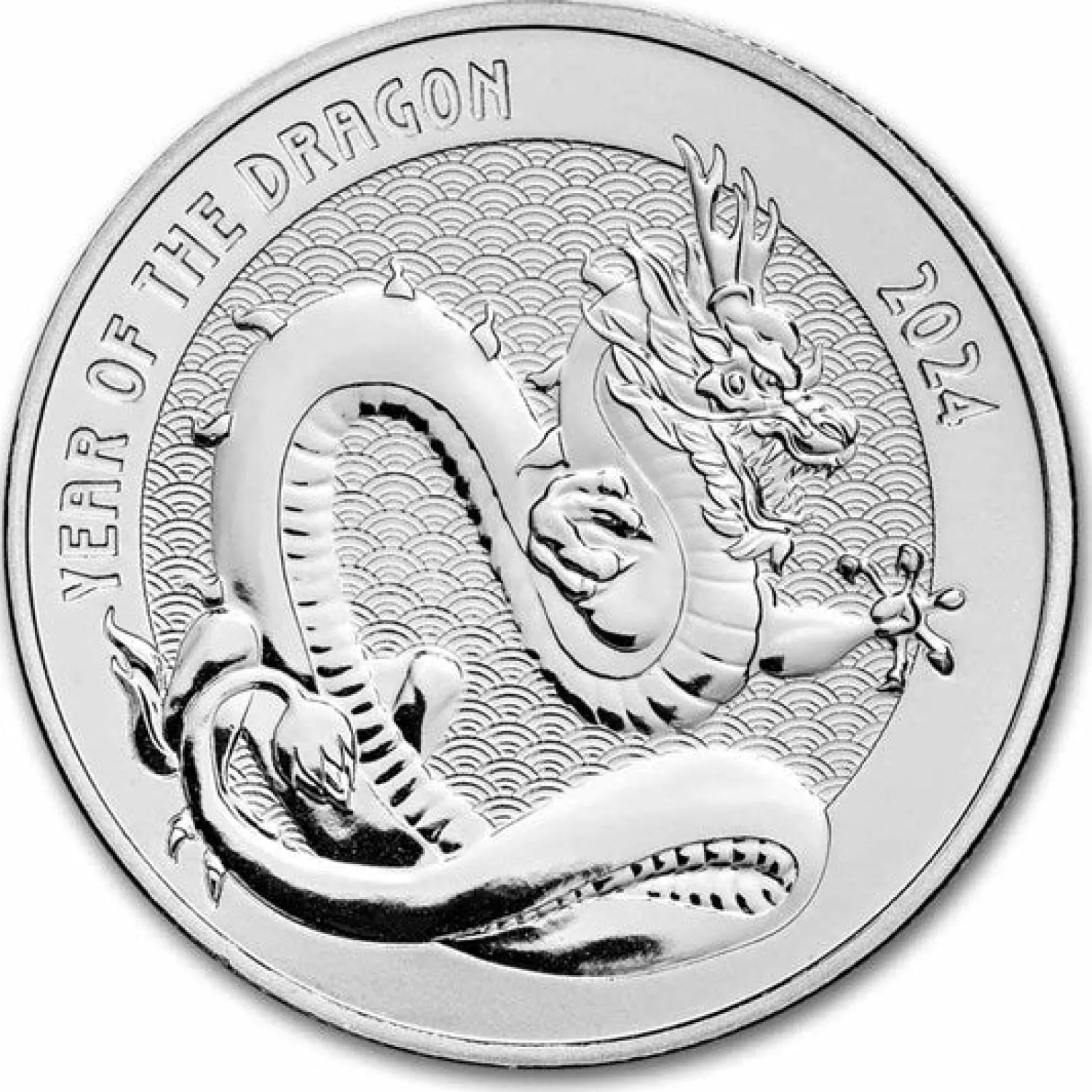 1 Unze Silber Münze - APMEX Year of the Dragon 2024 (Series 2)-Diverse Hot