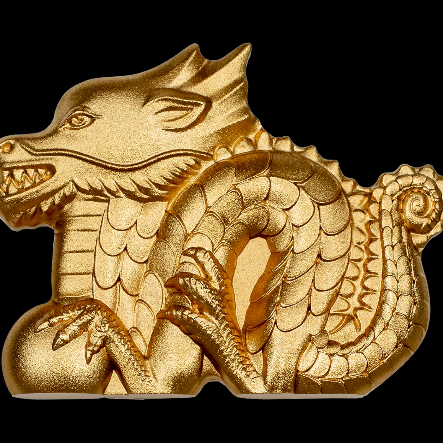 1 Unze Silber Mongolia - Great Gilded Dragon-CIT Shop