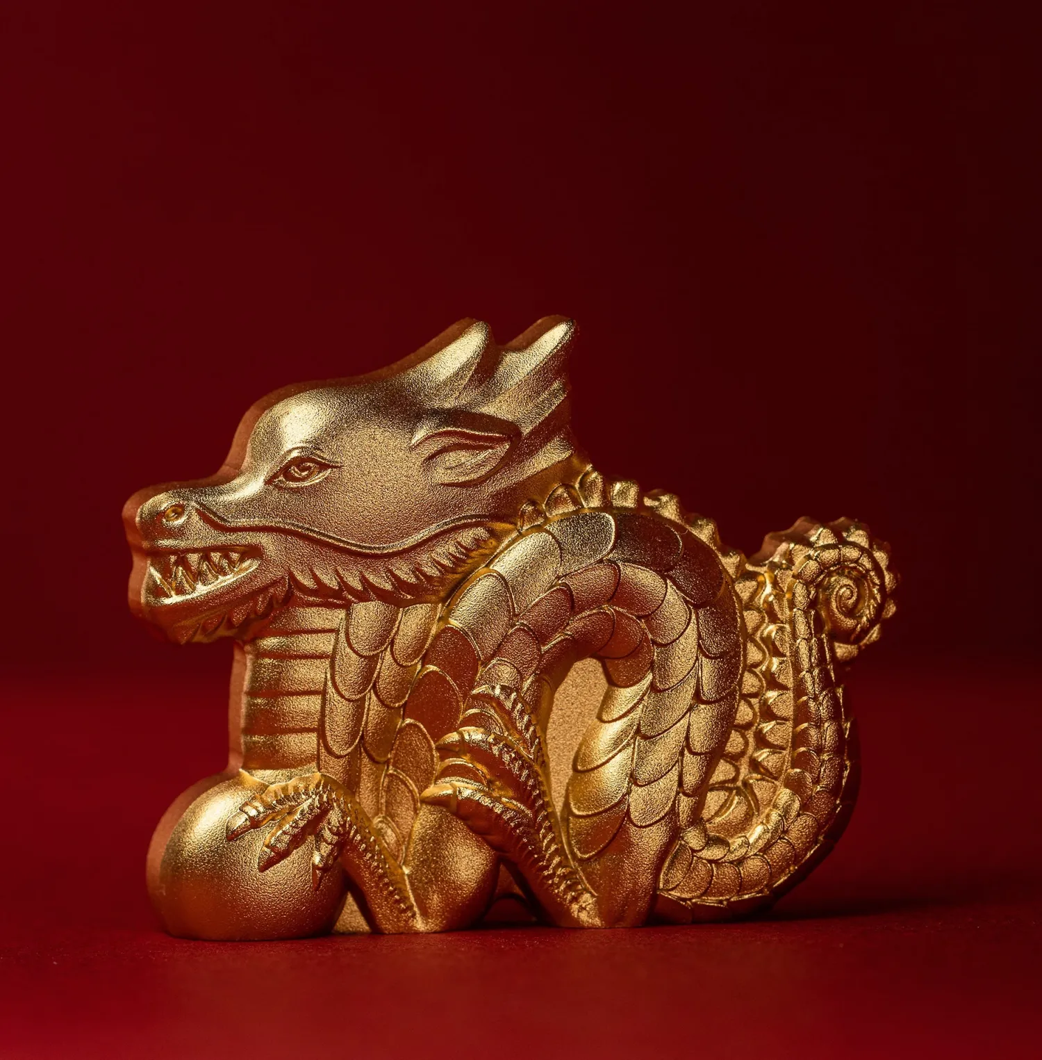 1 Unze Silber Mongolia - Great Gilded Dragon-CIT Shop