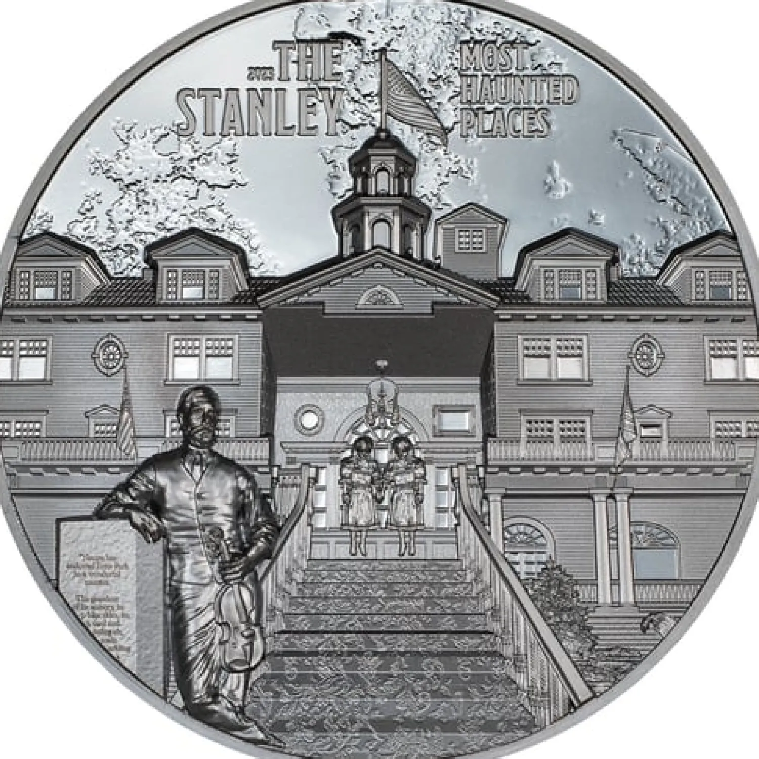 2 Unze Silber Most Haunted Places The Stanley 2023 The HR (Auflage: 1.909 | Ultra High Relief-B.H. Mayer Fashion