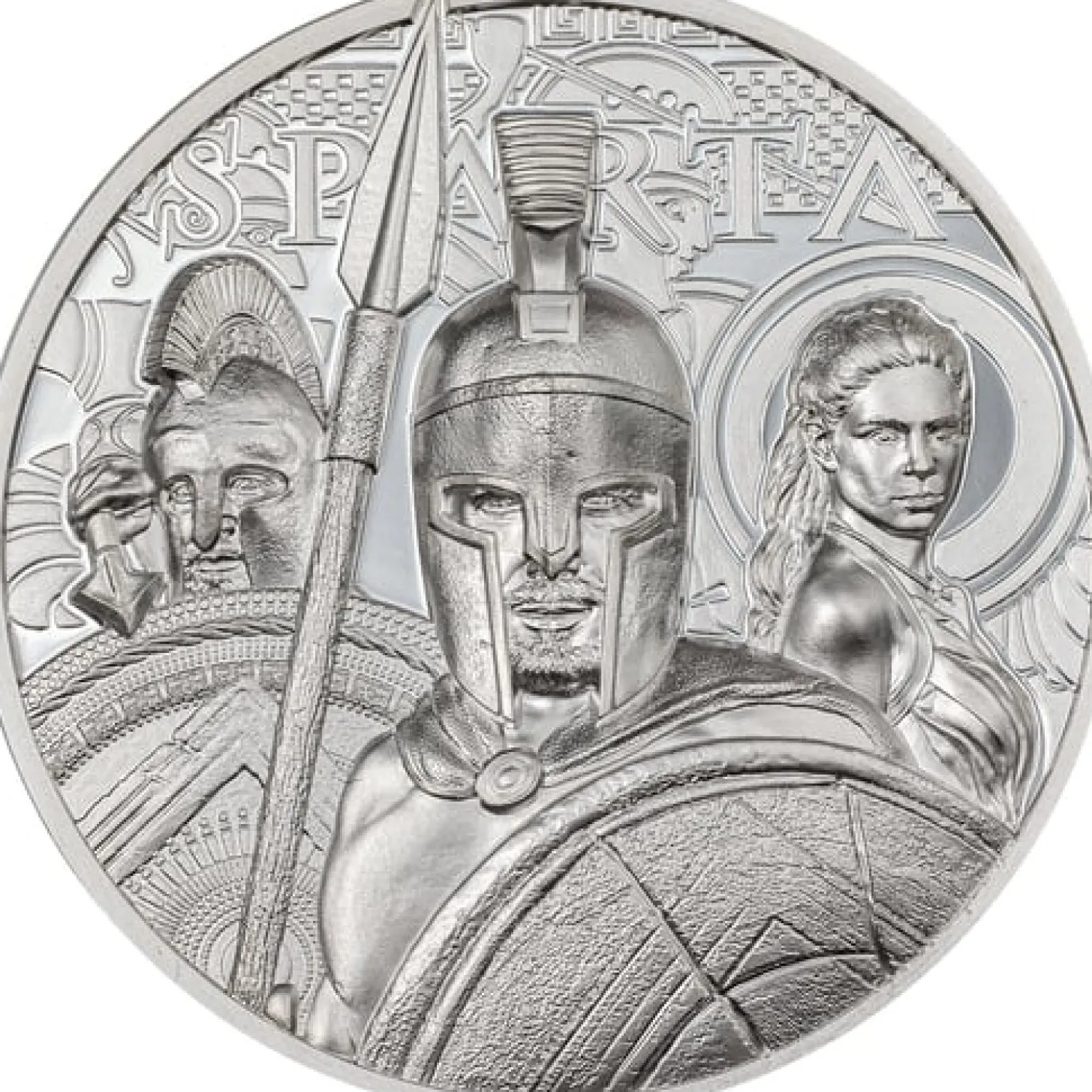 1 Unze Silber Sparta 2023 PP HR (Auflage:1.500 | High Relief | Polierte Platte)-B.H. Mayer Outlet